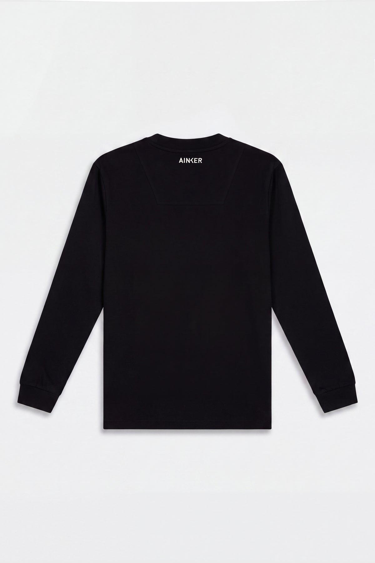 Mercerized 1025 Long Black T-Shirt