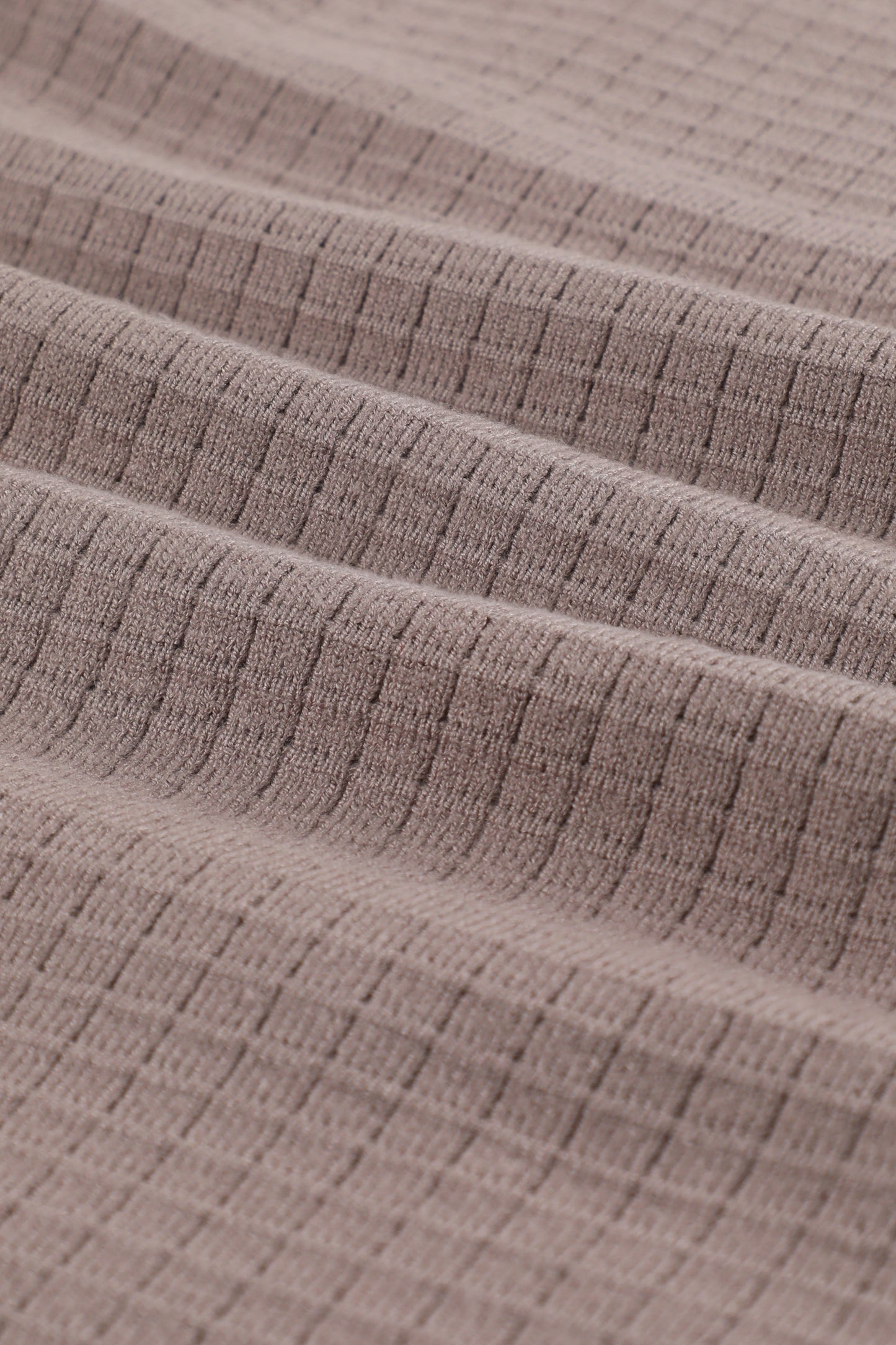 Cotton 638 Waffle Mocha Top