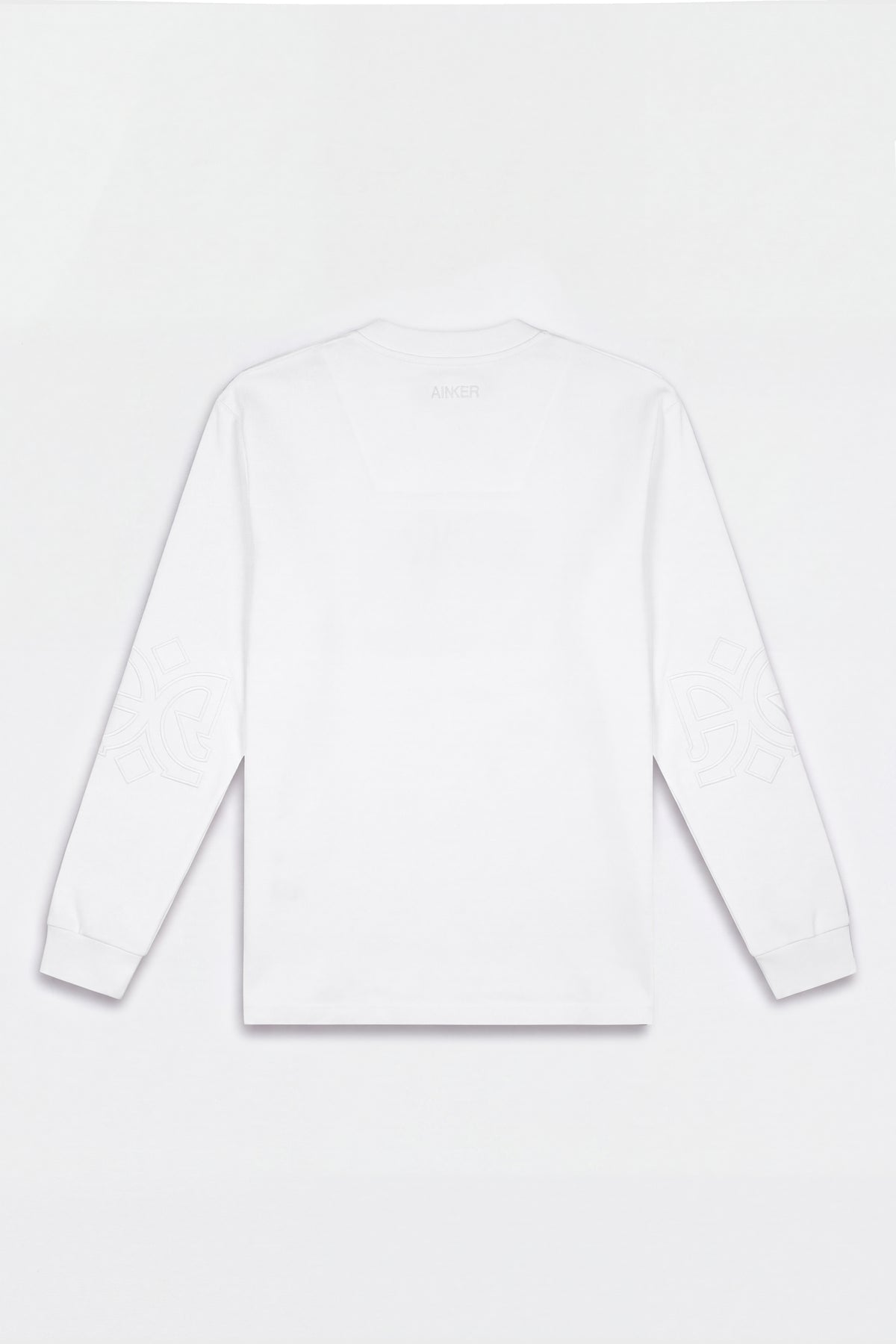 Mercerized 1022 Long White T-Shirt