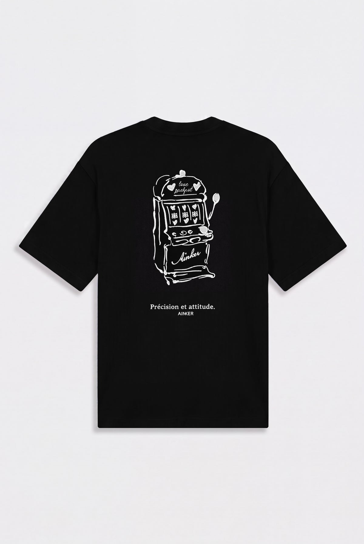 Mercerized 1163 Black T-Shirt