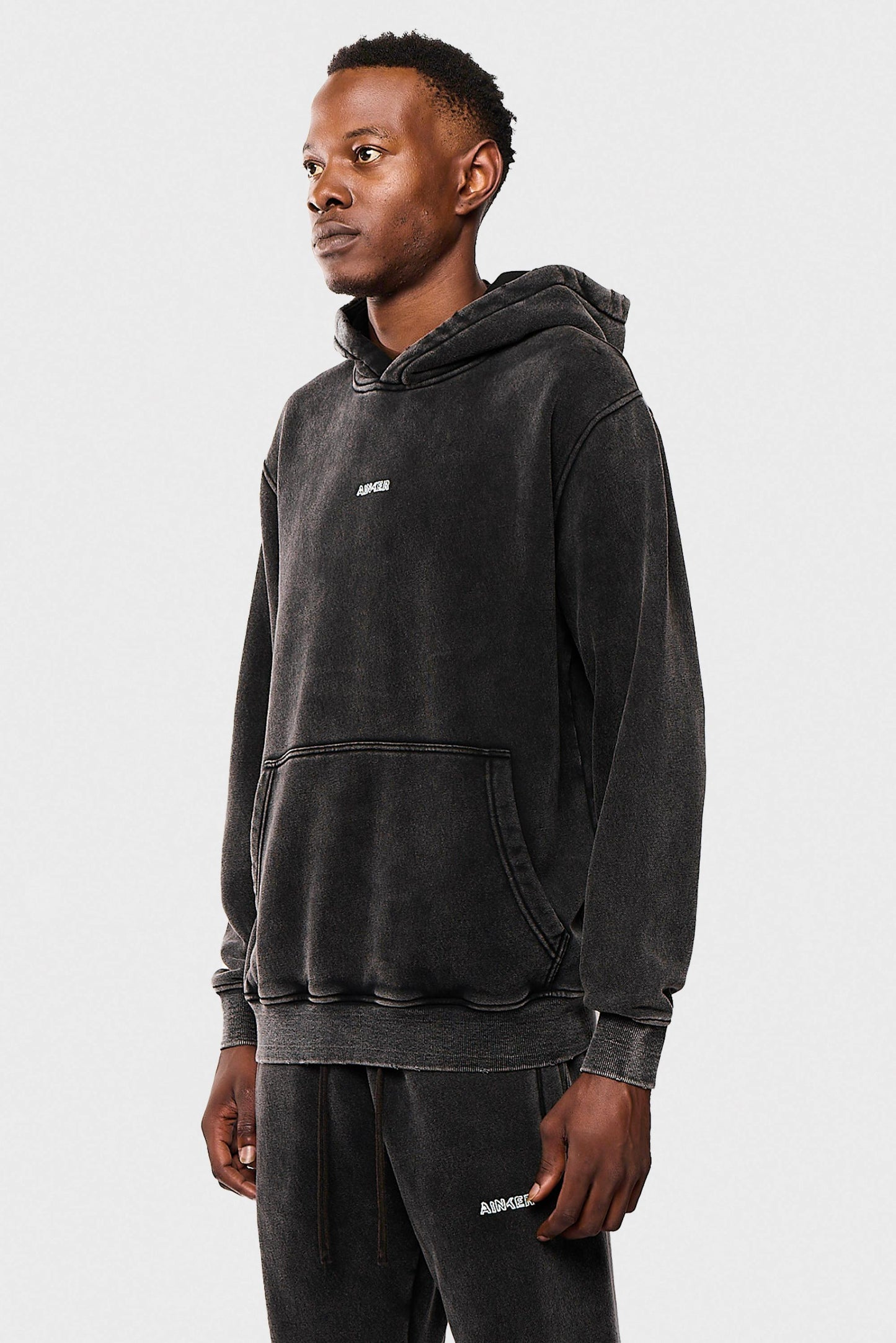 Black Wash 701 Hoodie