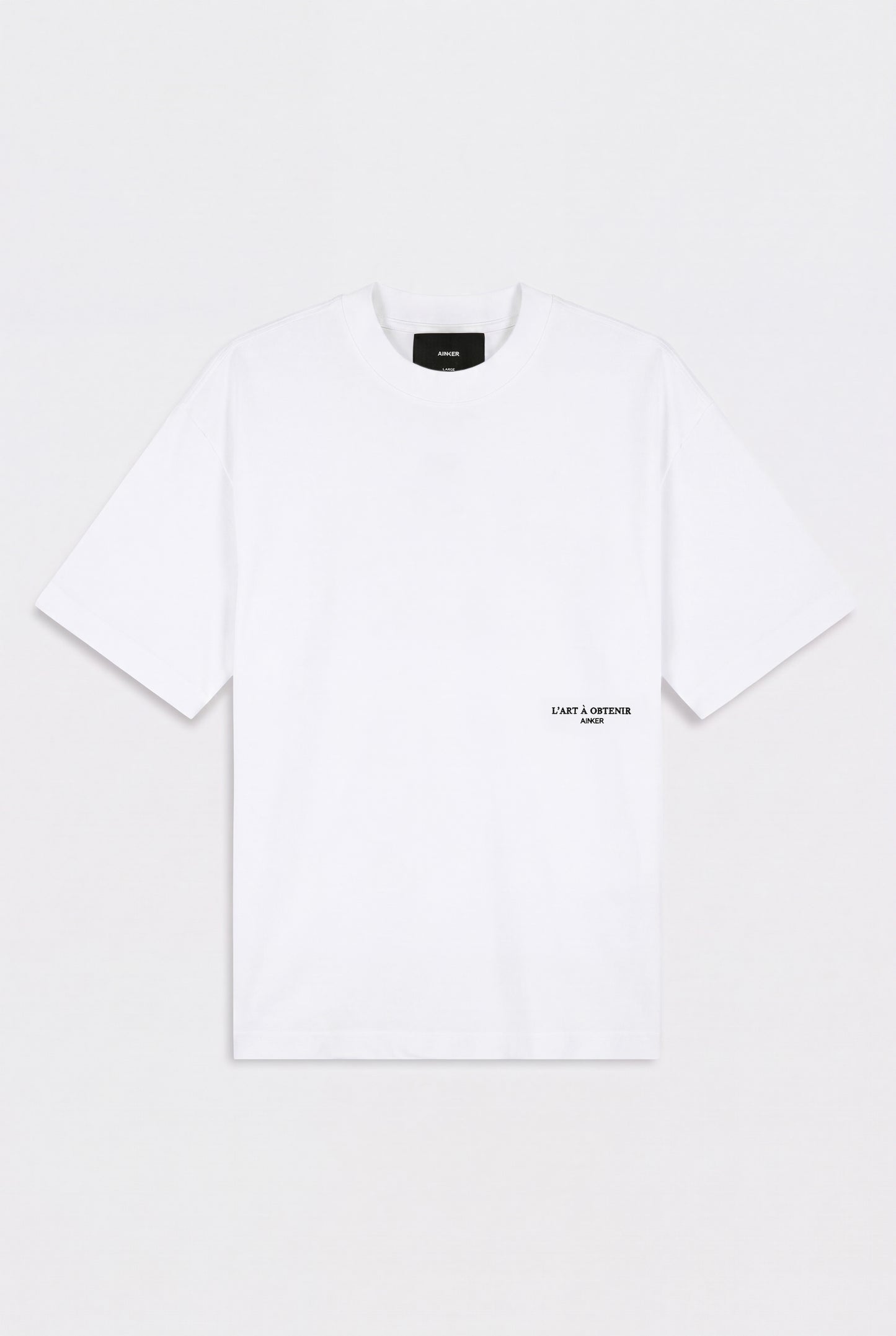 Mercerized 1132 White T-Shirt