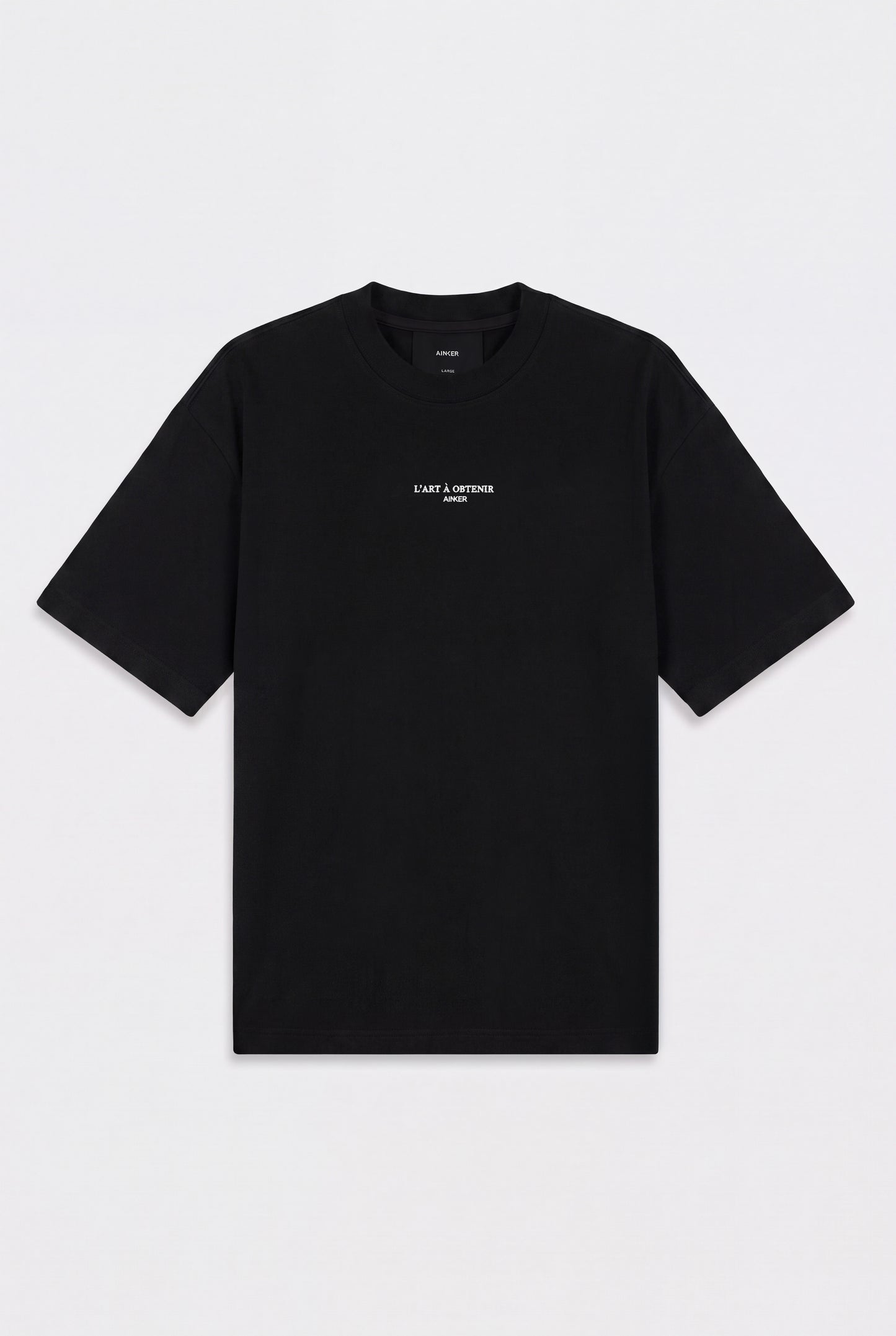 Mercerized 1162 Black T-Shirt