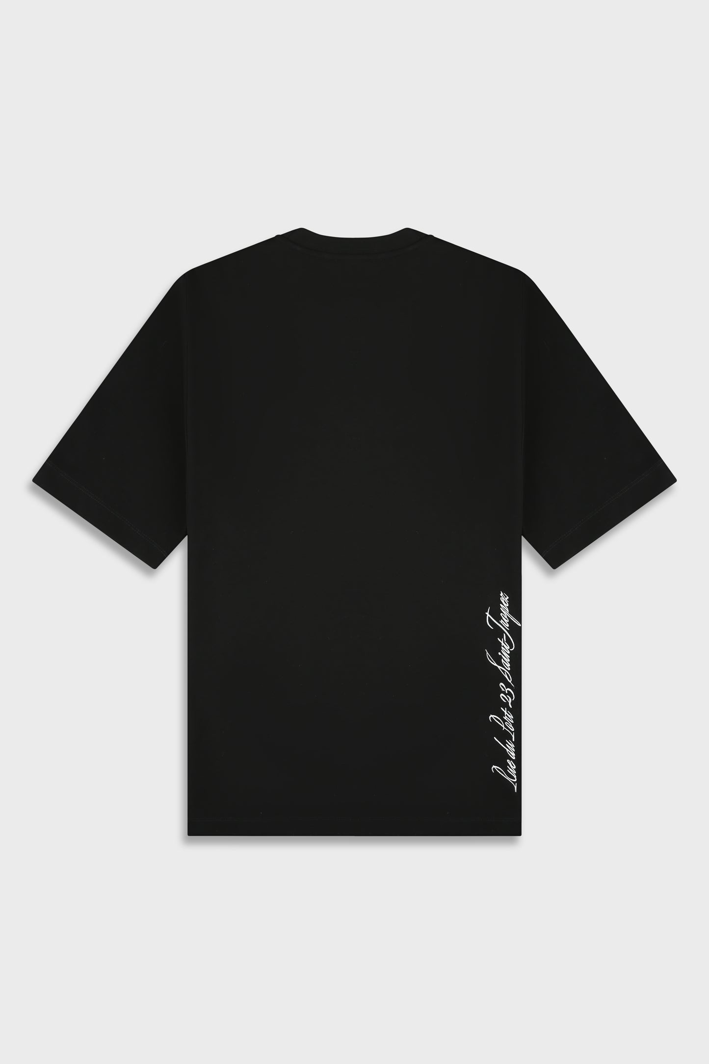 Mercerized 747 Black T-Shirt
