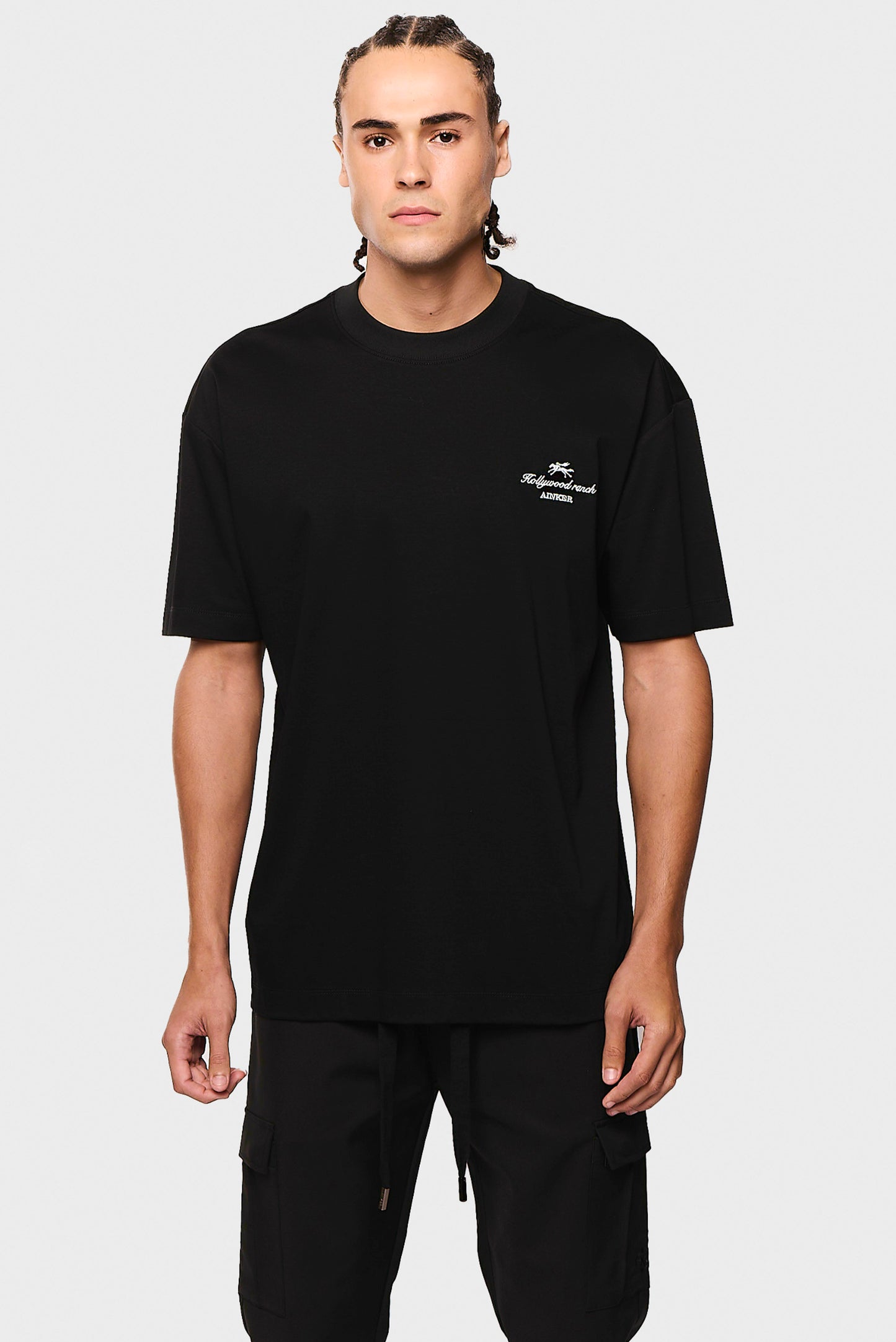 Mercerized 544 Black T-Shirt