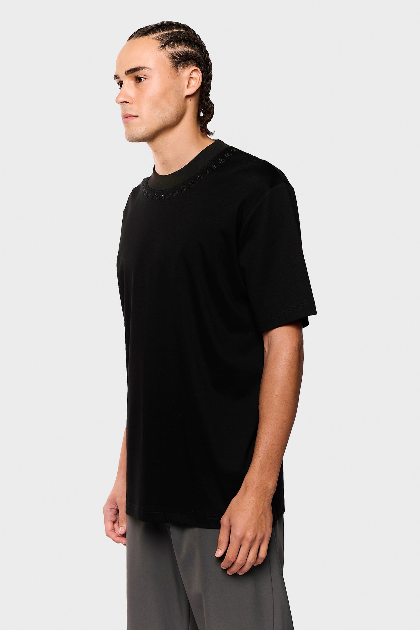Mercerized 677 Black T-Shirt