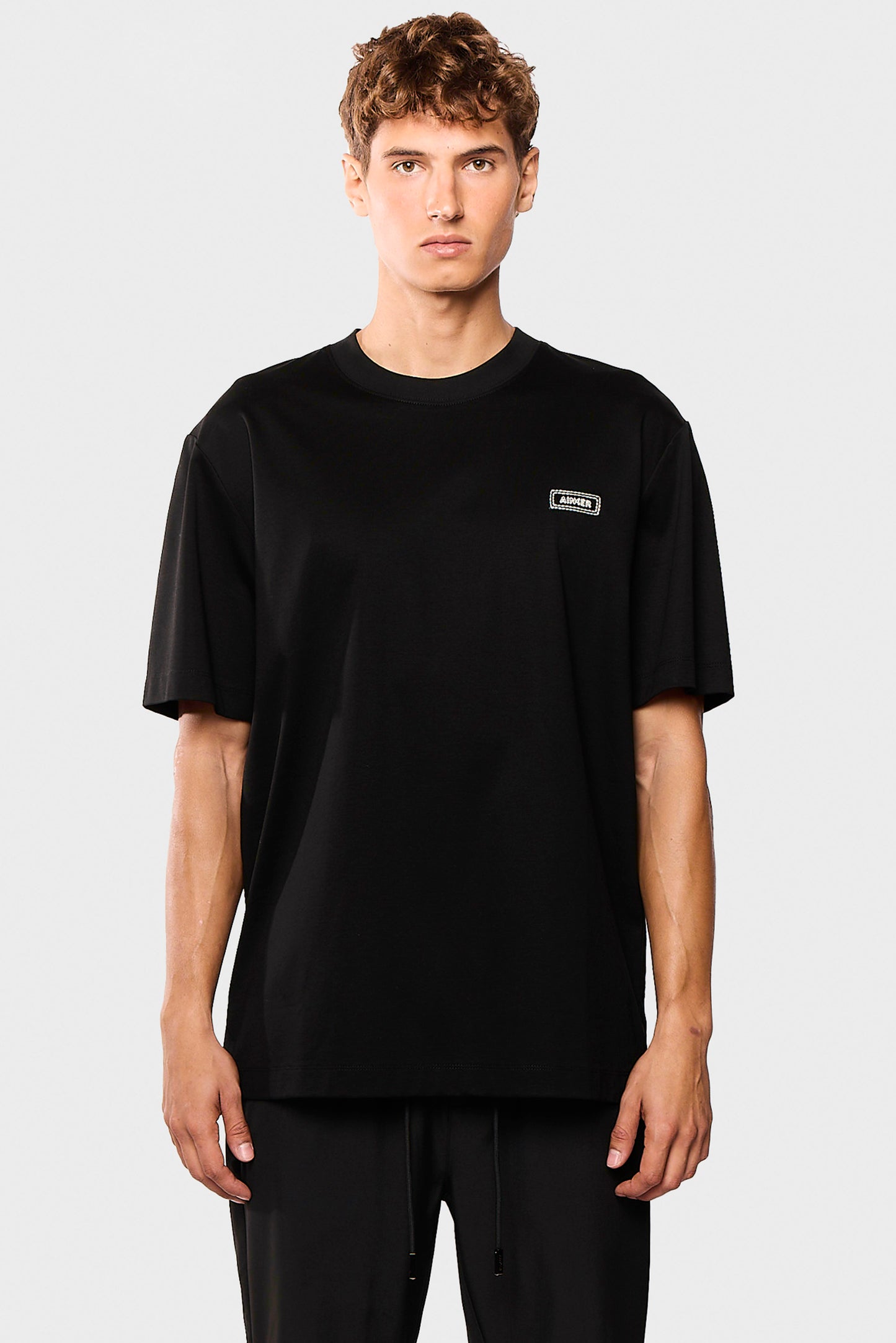 Mercerized 609 Black T-Shirt