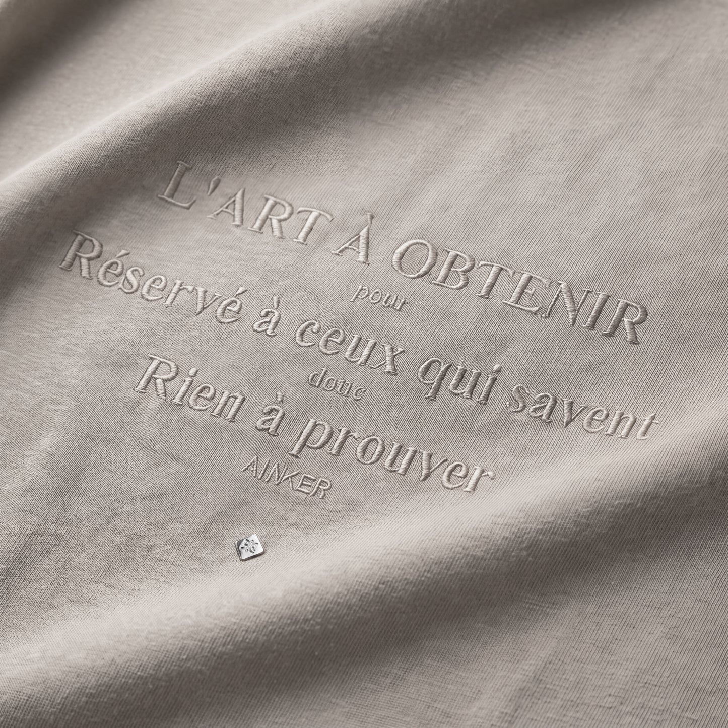 Mercerized 1114 Light Gray T-Shirt