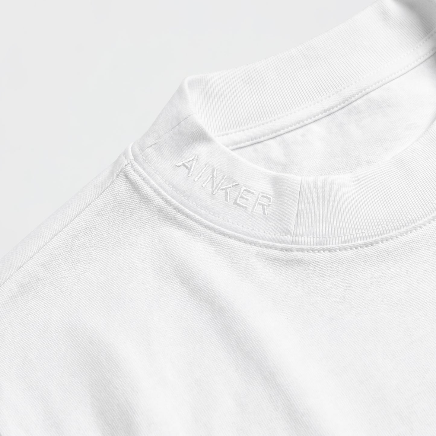Mercerized 1004 White T-Shirt