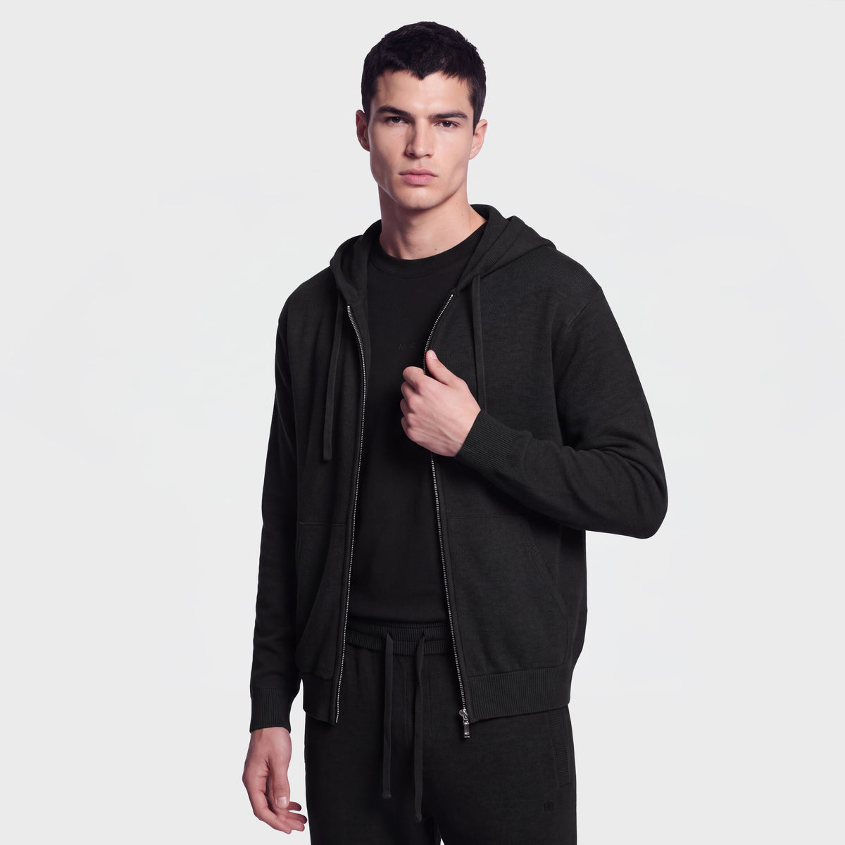 1126 Black Cashmire Hoodie