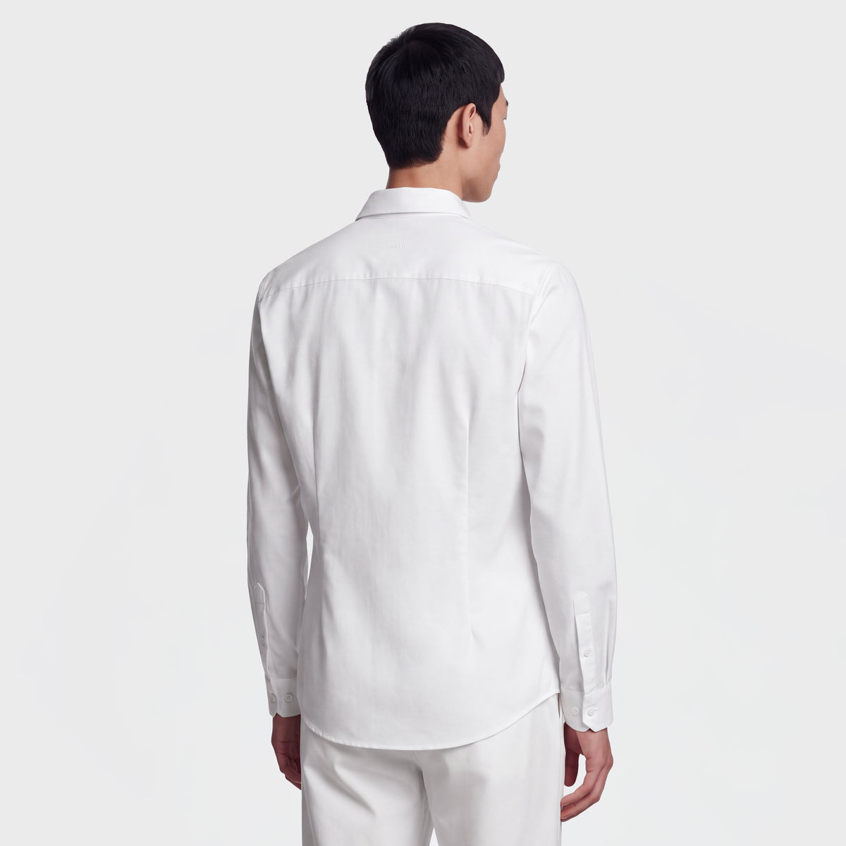 Wool Blend 1081 White Shirt