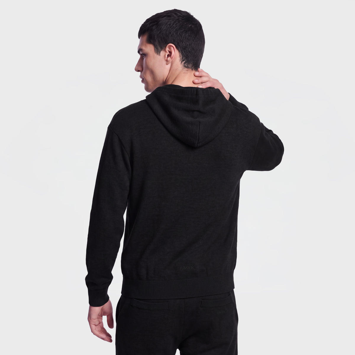 1126 Black Cashmire Hoodie