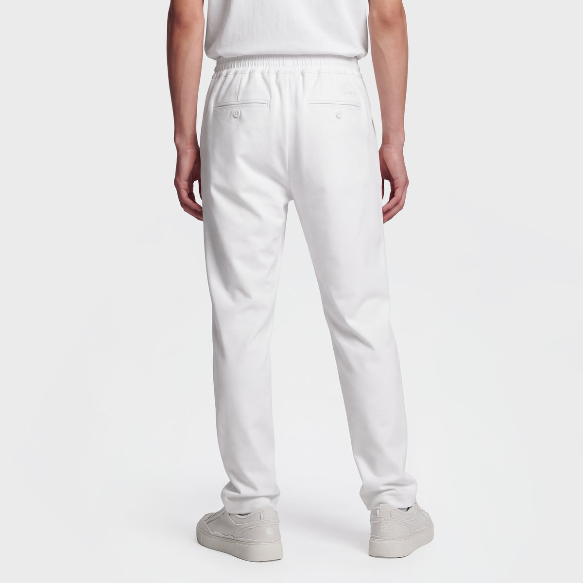 Wool Blend 1081 White Pant