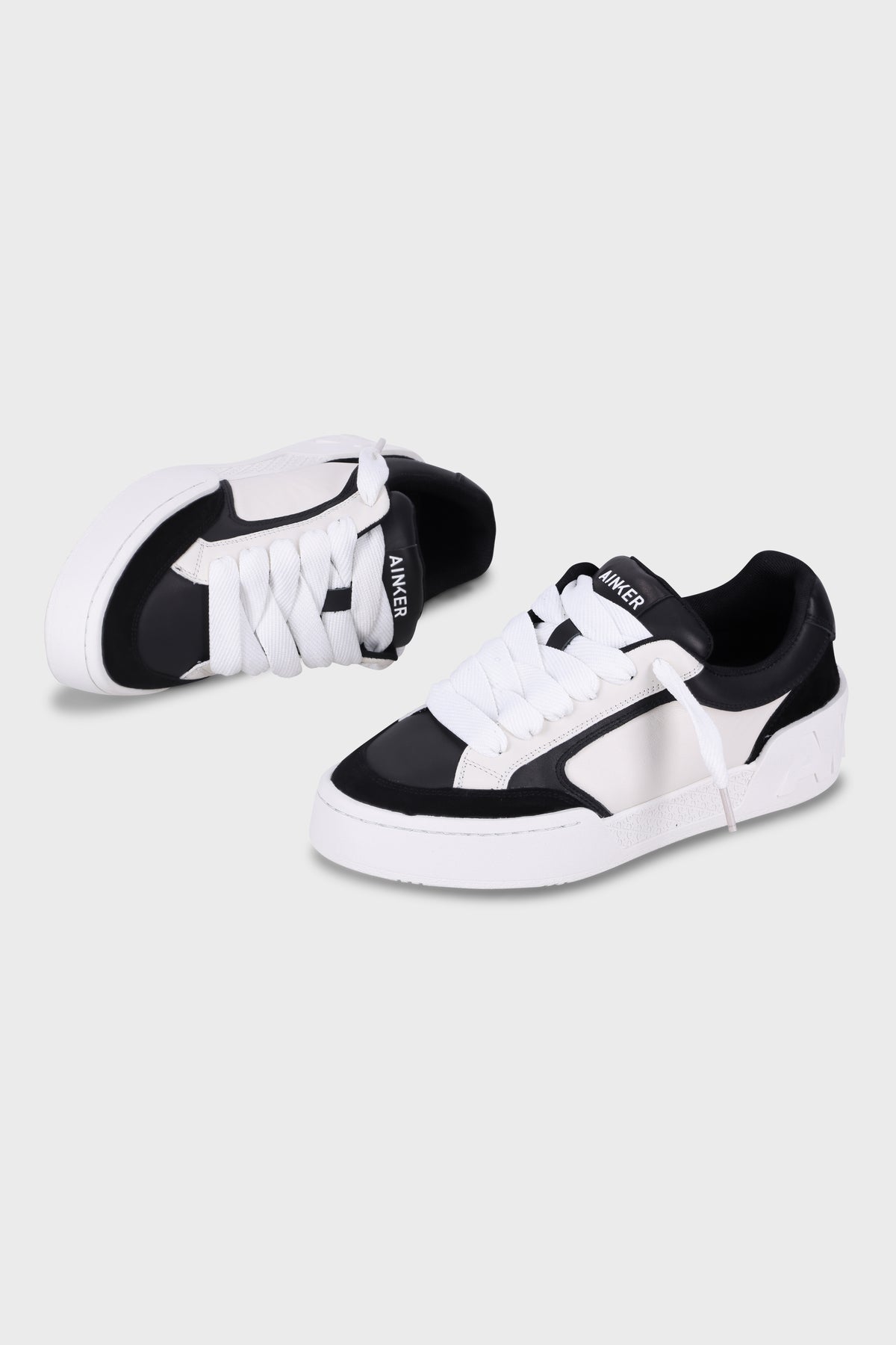 Skate Line Leather White/Black