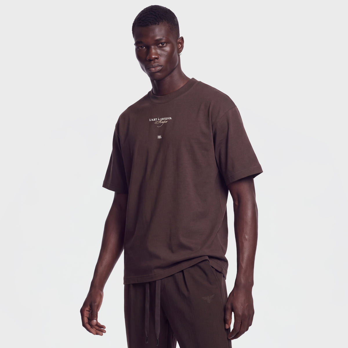 Mercerized 1019 Brown T-Shirt
