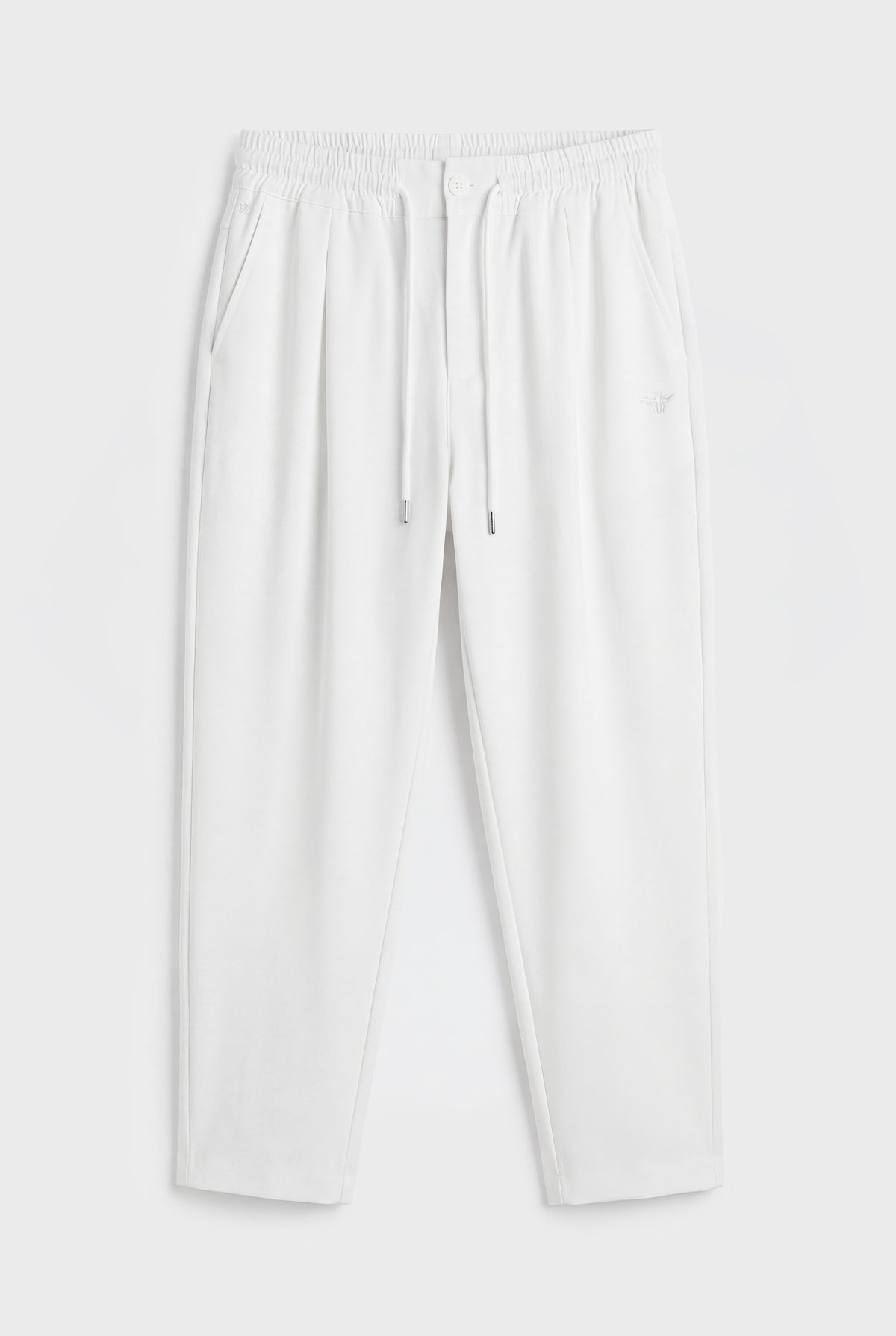 Wool Blend 1081 White Pant