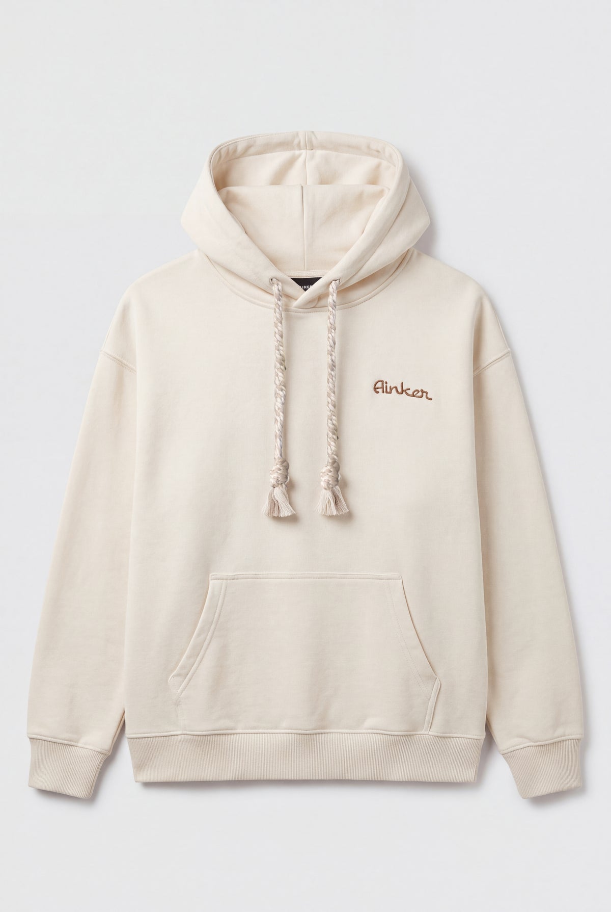 1130 Off White Knit Hoodie