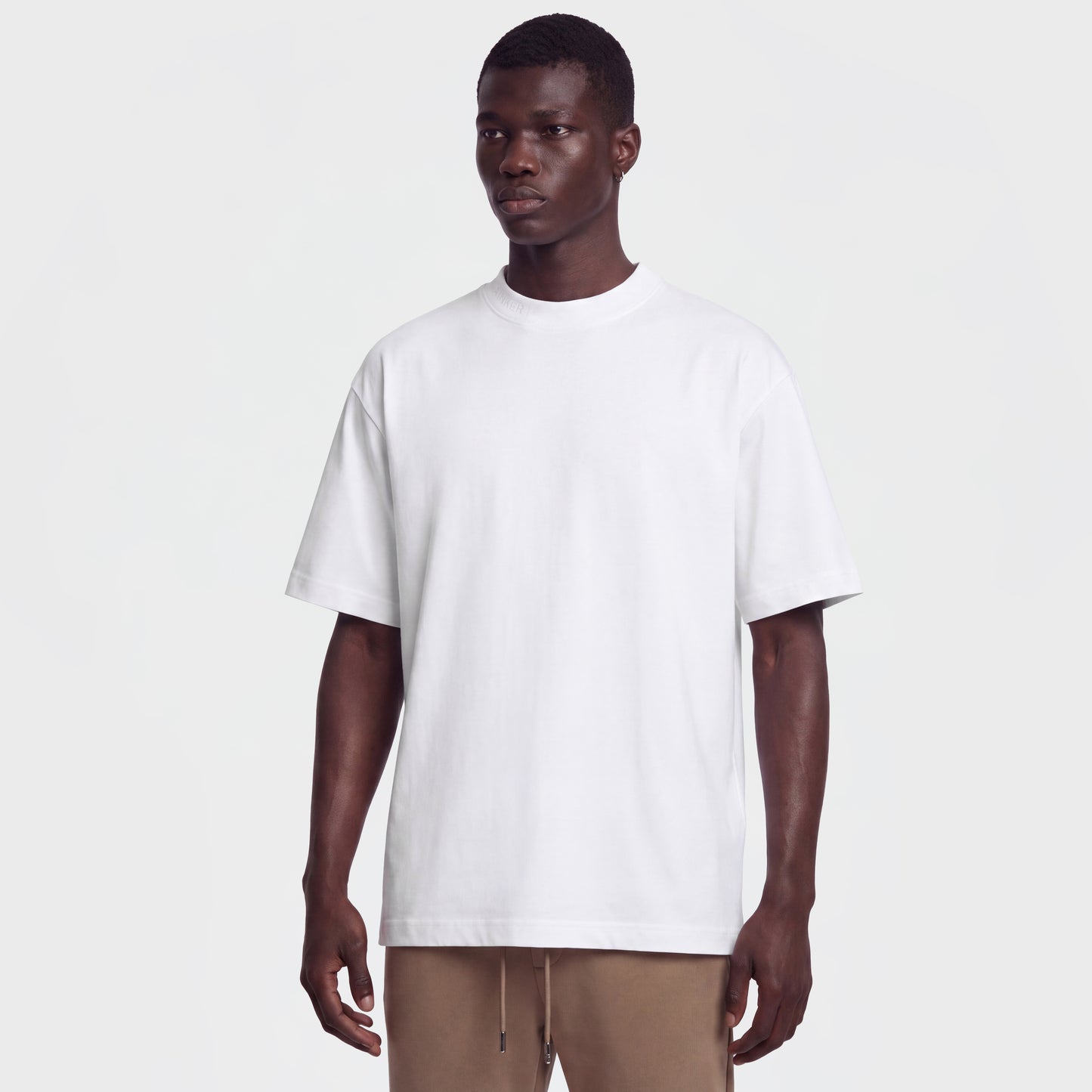 Mercerized 1004 White T-Shirt