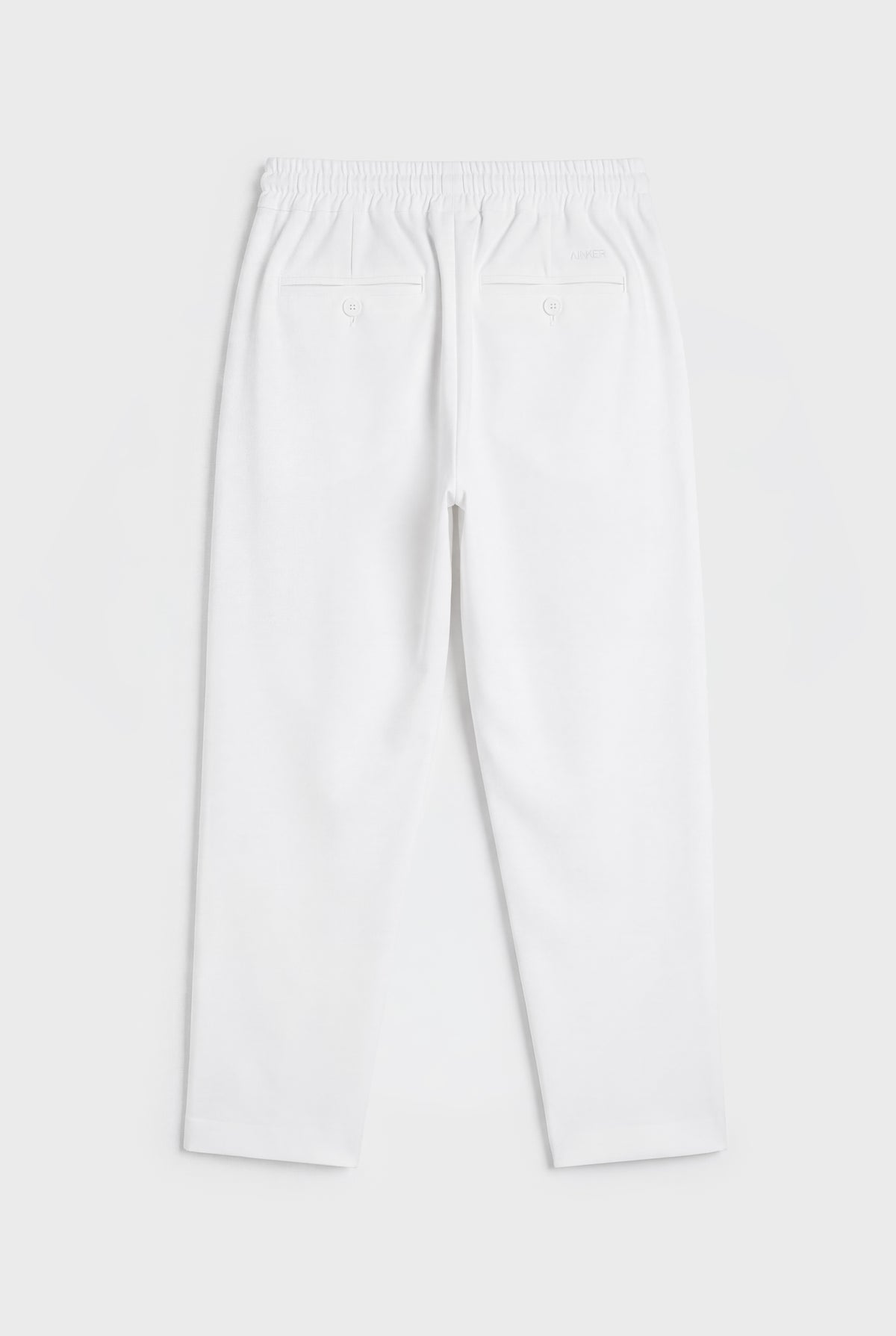 Wool Blend 1081 White Pant