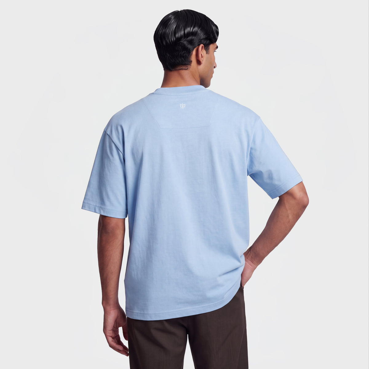 Mercerized 1132 Light Blue T-Shirt