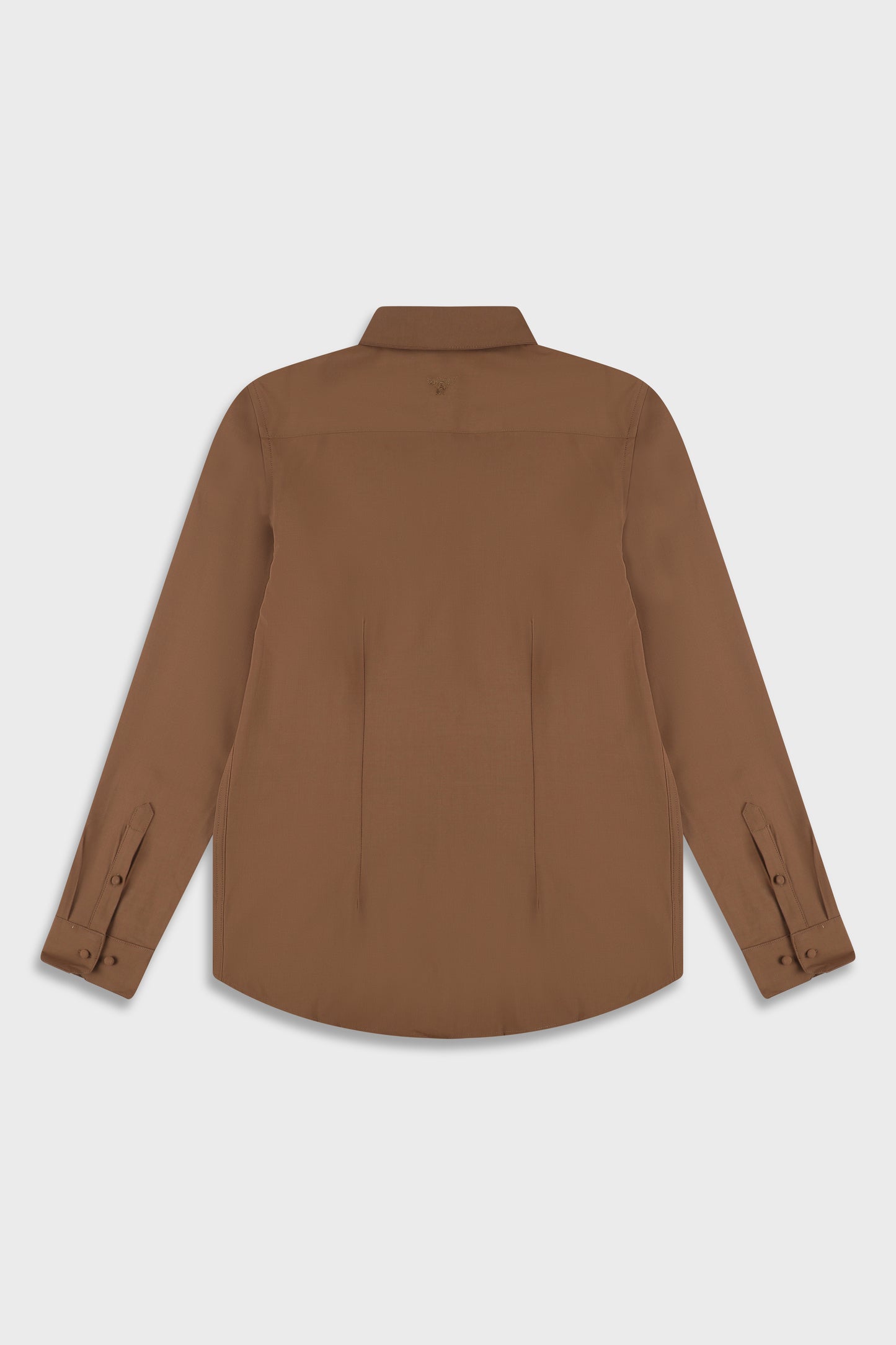 Wool Blend Mocha 779 Button Shirt