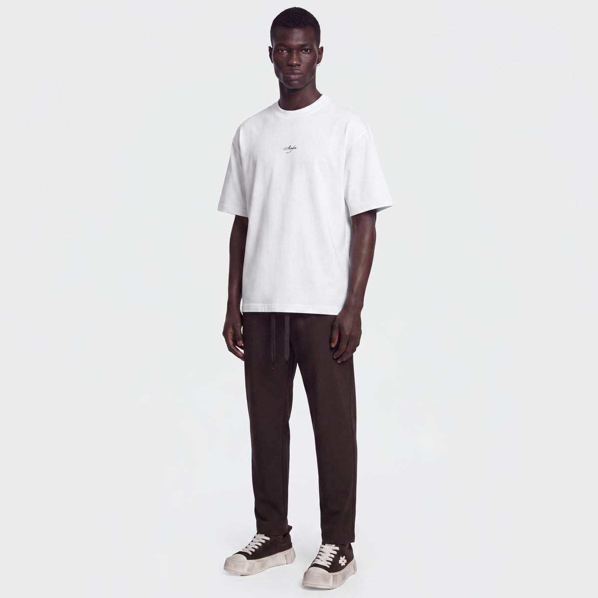 Mercerized 1011 White T-Shirt