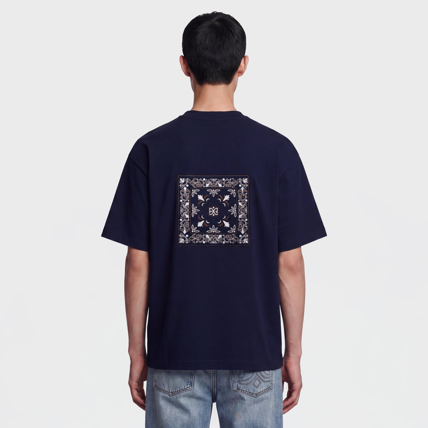 Mercerized 1116 Navy T-Shirt
