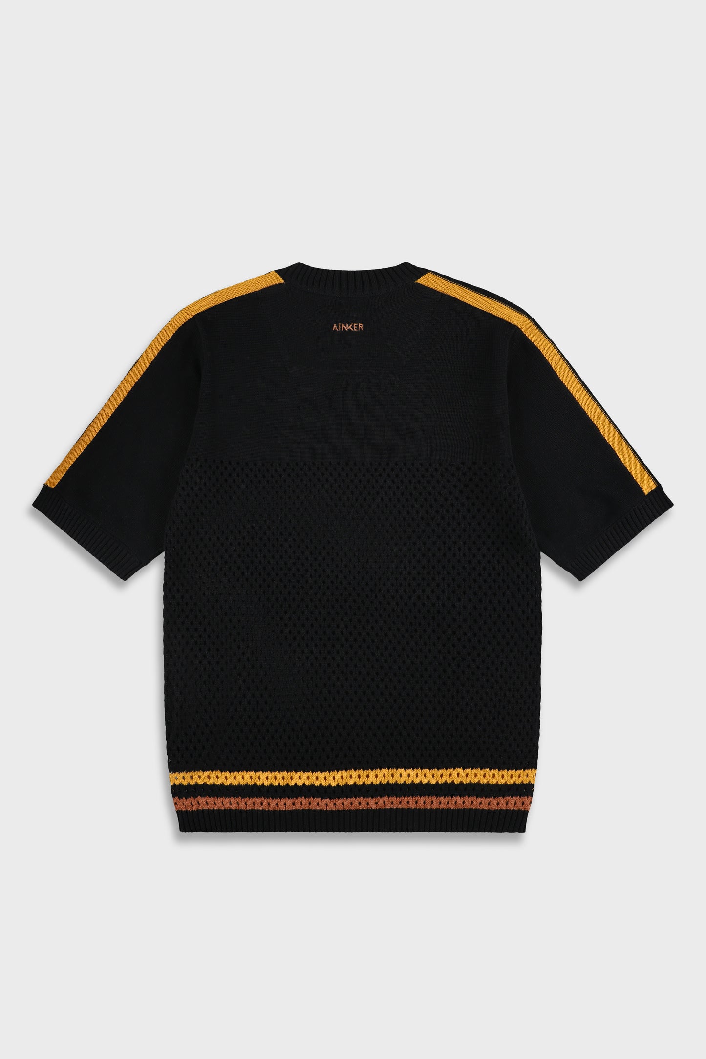 Black/Orange Mesh 804 T-Shirt
