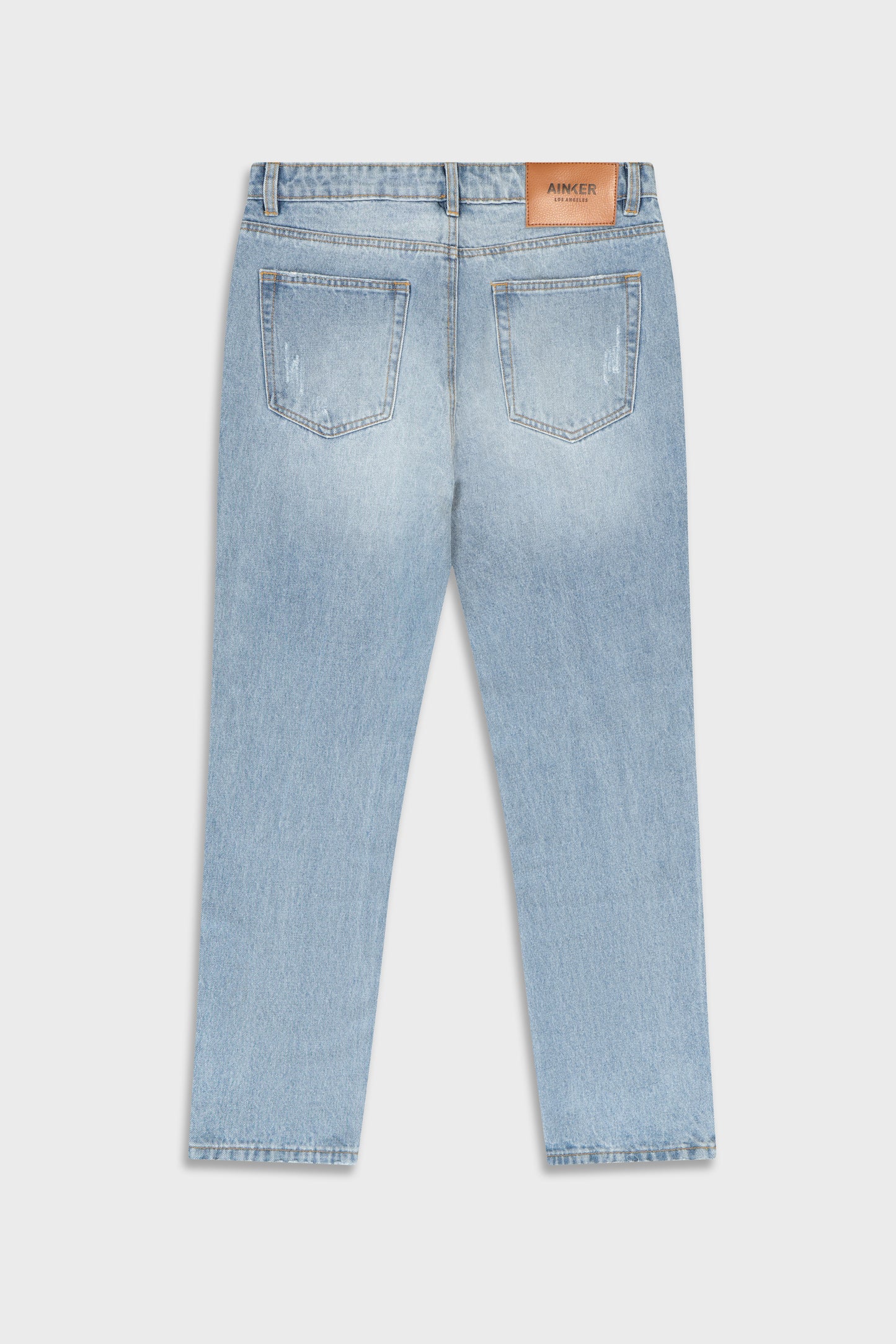 Blue Straight Jeans