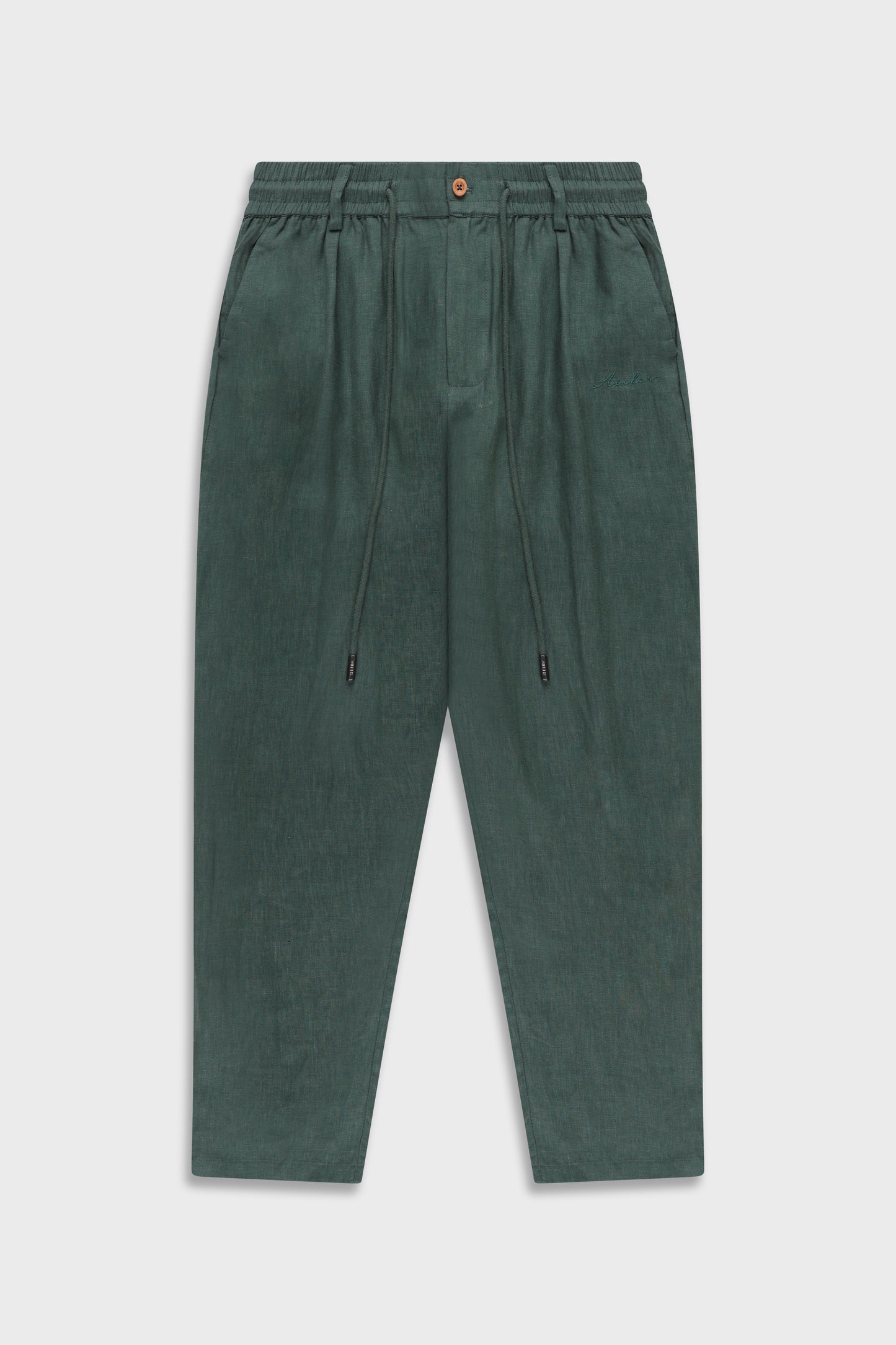 Linen 777 Olive Pants