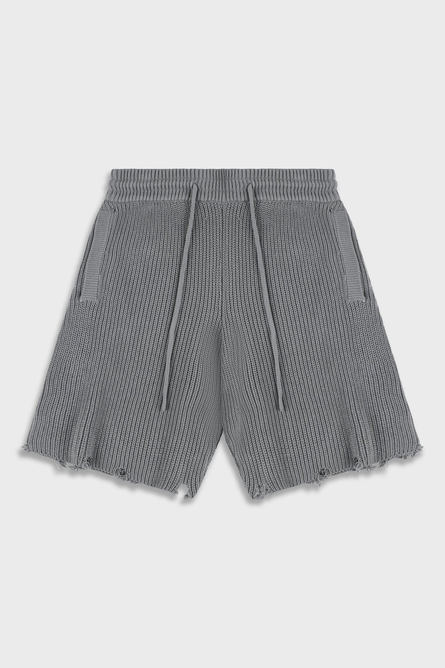 820 Gray Knit Short Pant