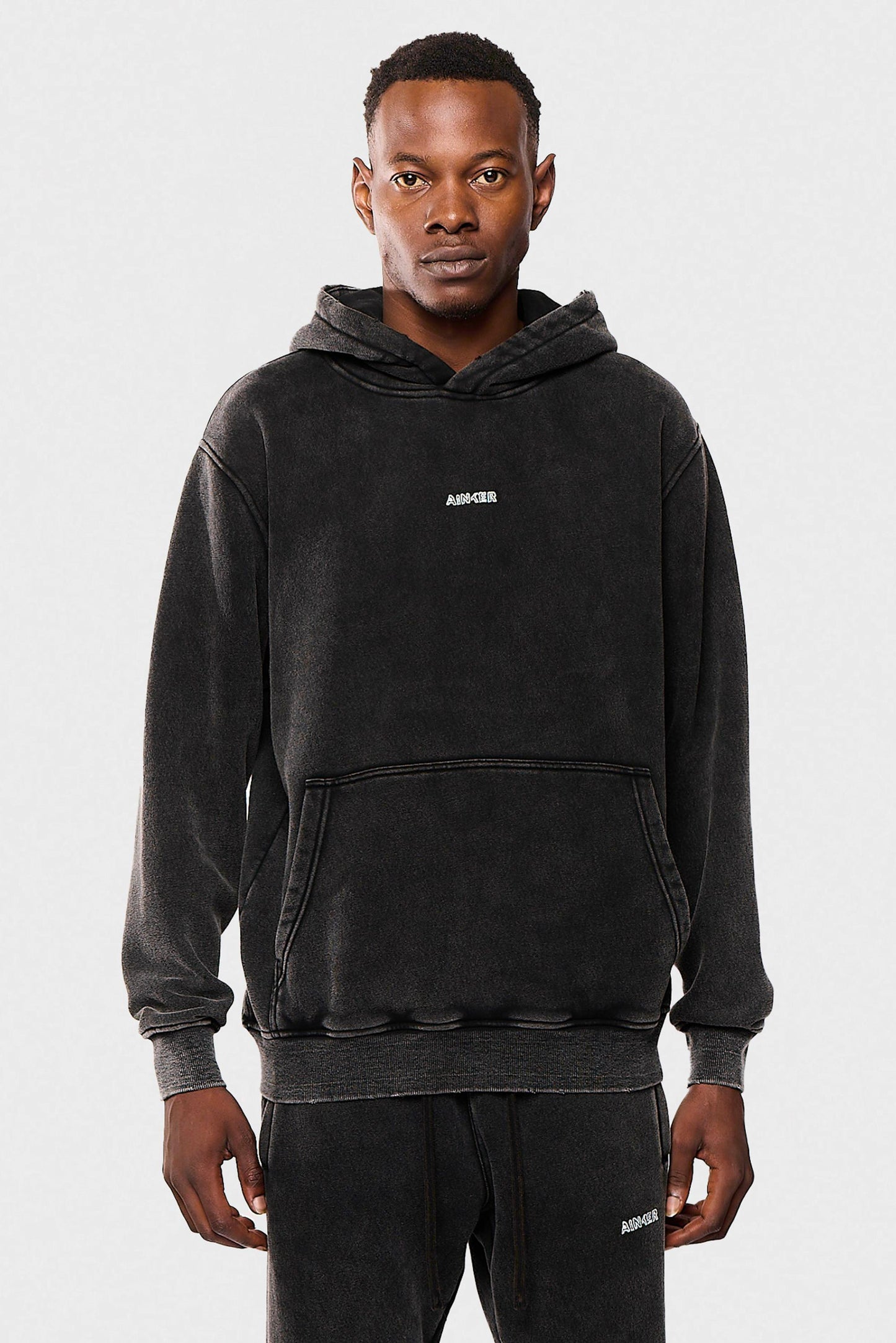 Black Wash 701 Hoodie
