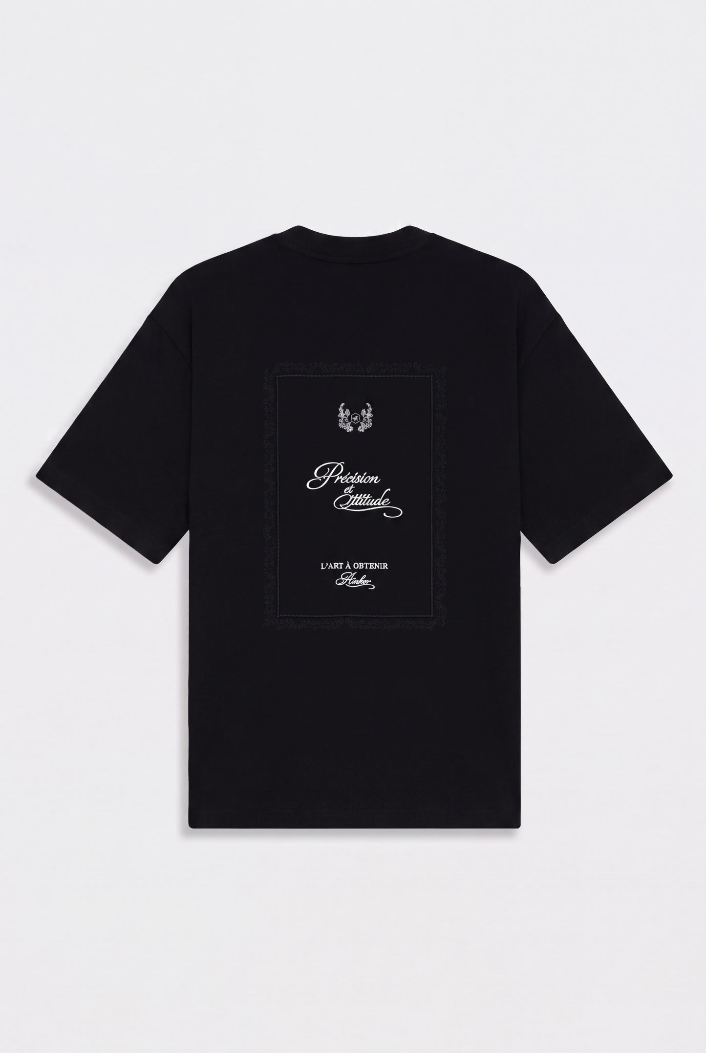 Mercerized 1010 Black T-Shirt