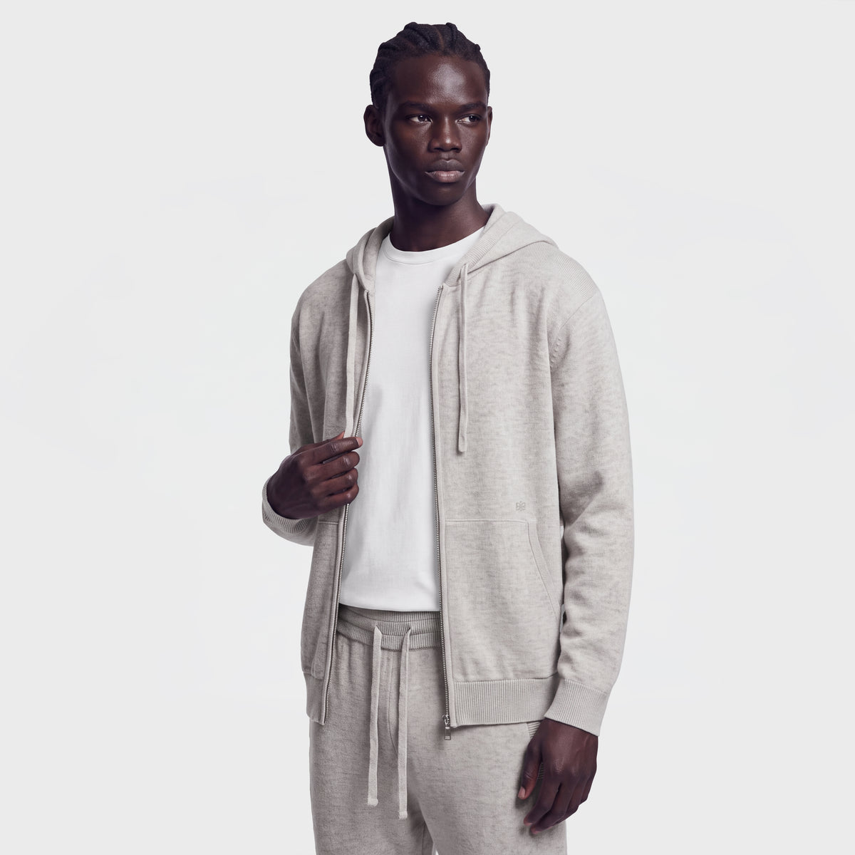 1126 White Cashmire Hoodie