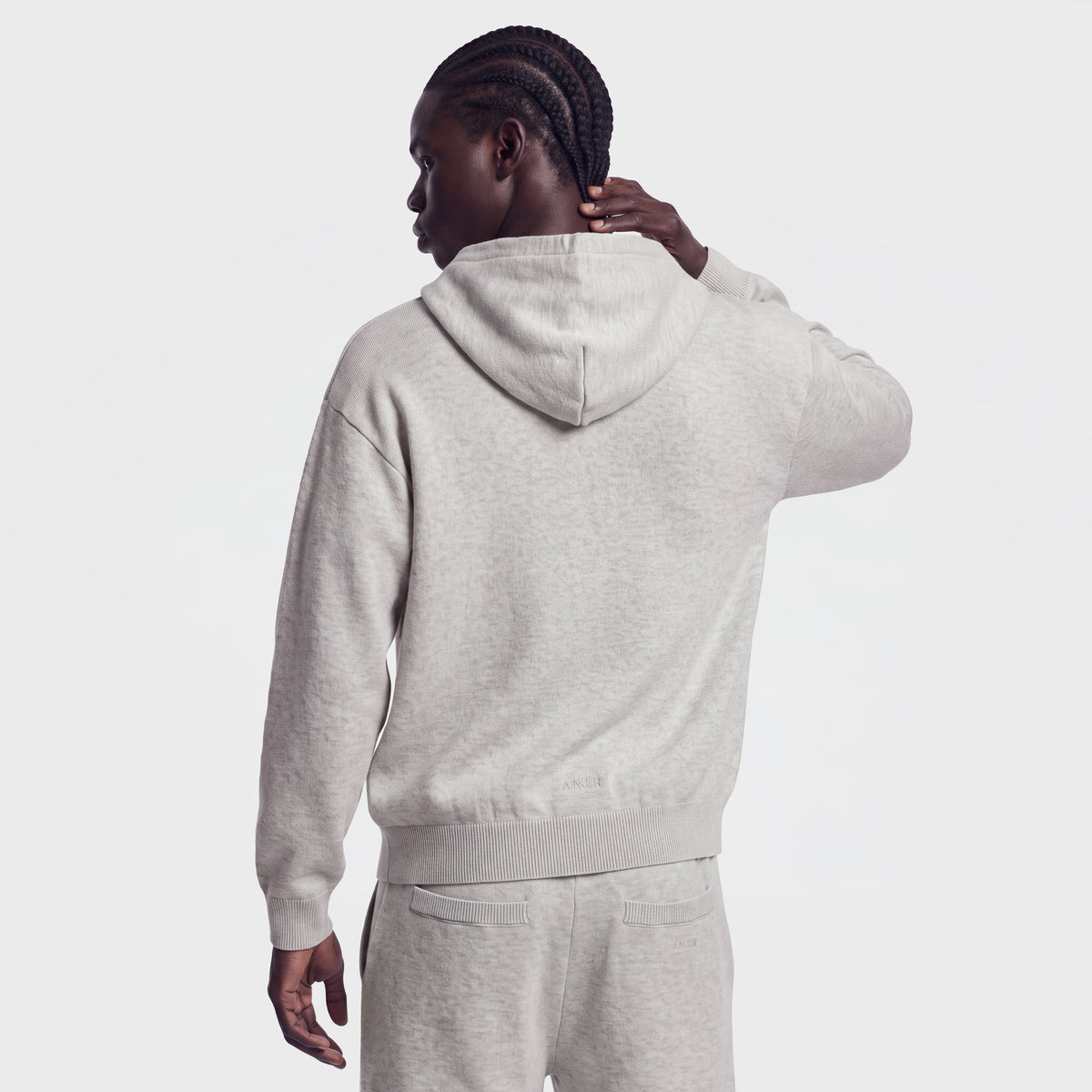 1126 White Cashmire Hoodie