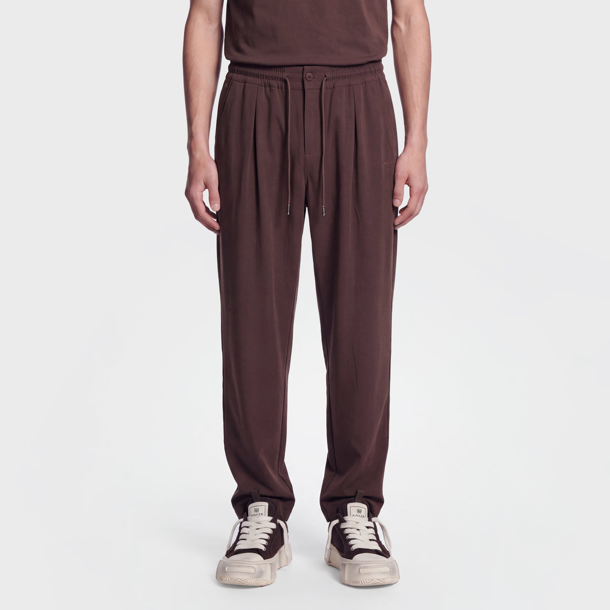 Wool Blend 1081 Brown Pant