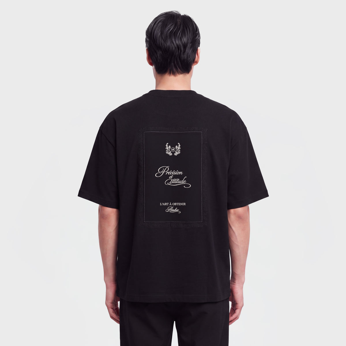 Mercerized 1010 Black T-Shirt