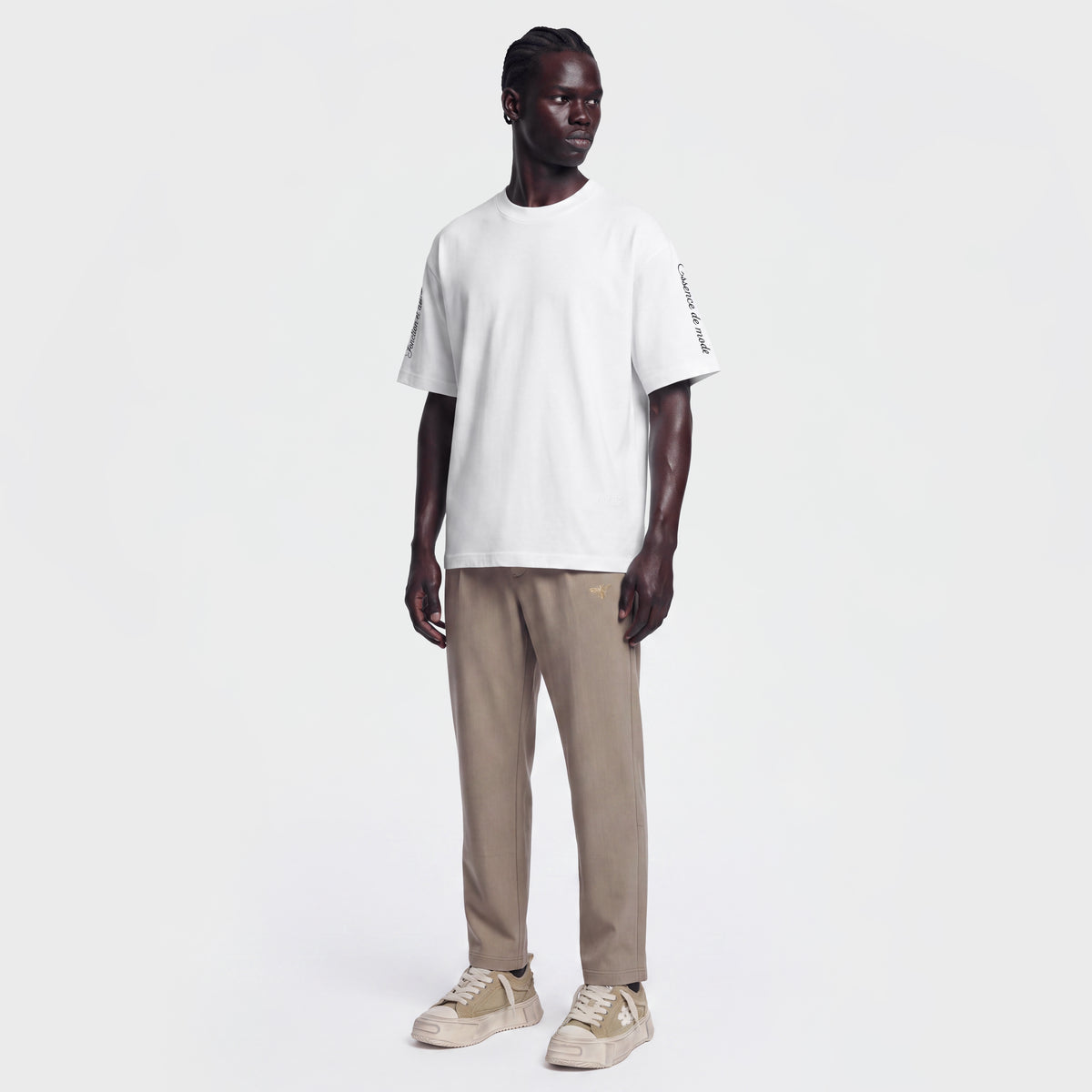 Mercerized 1034 White T-Shirt