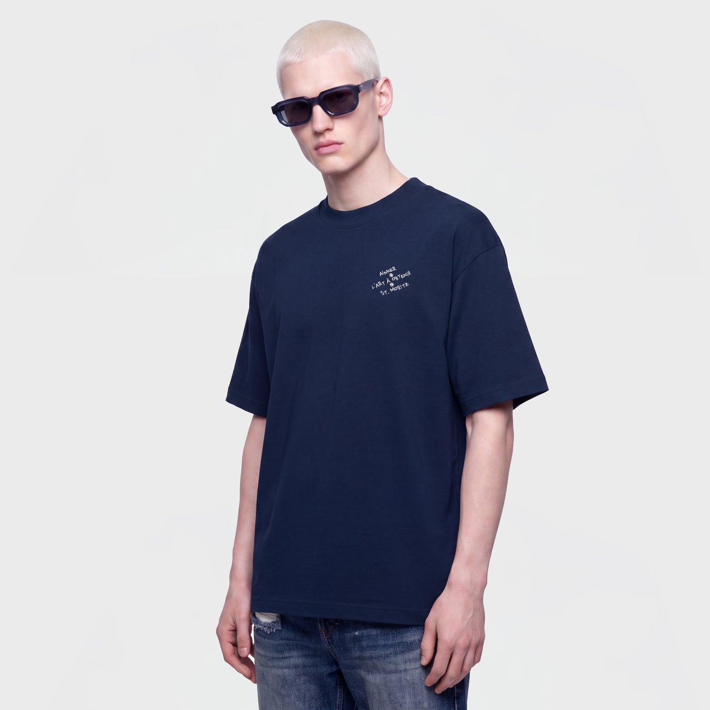 Mercerized 1139 Blue T-Shirt