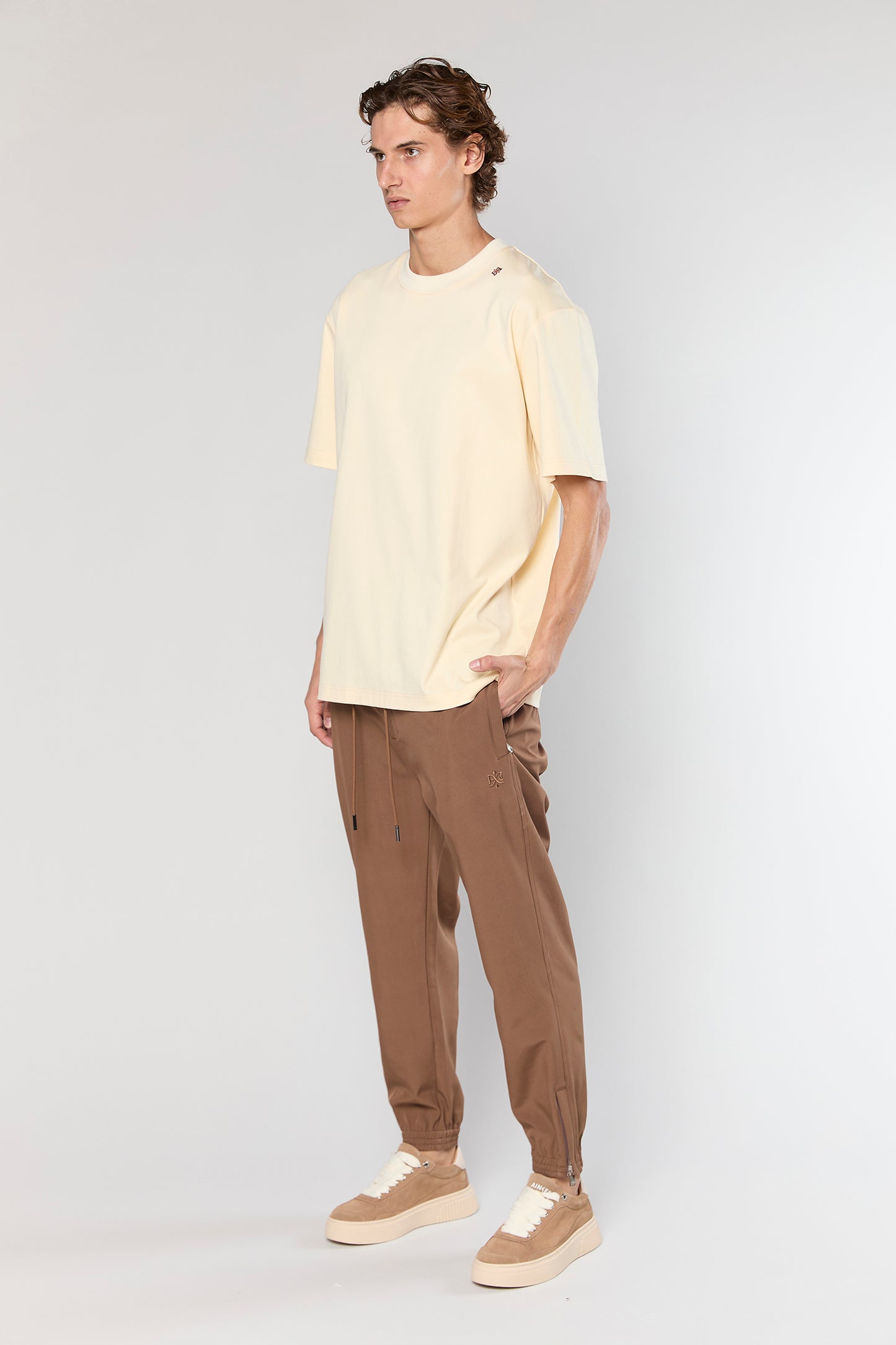 Mercerized 743 Beige T-Shirt