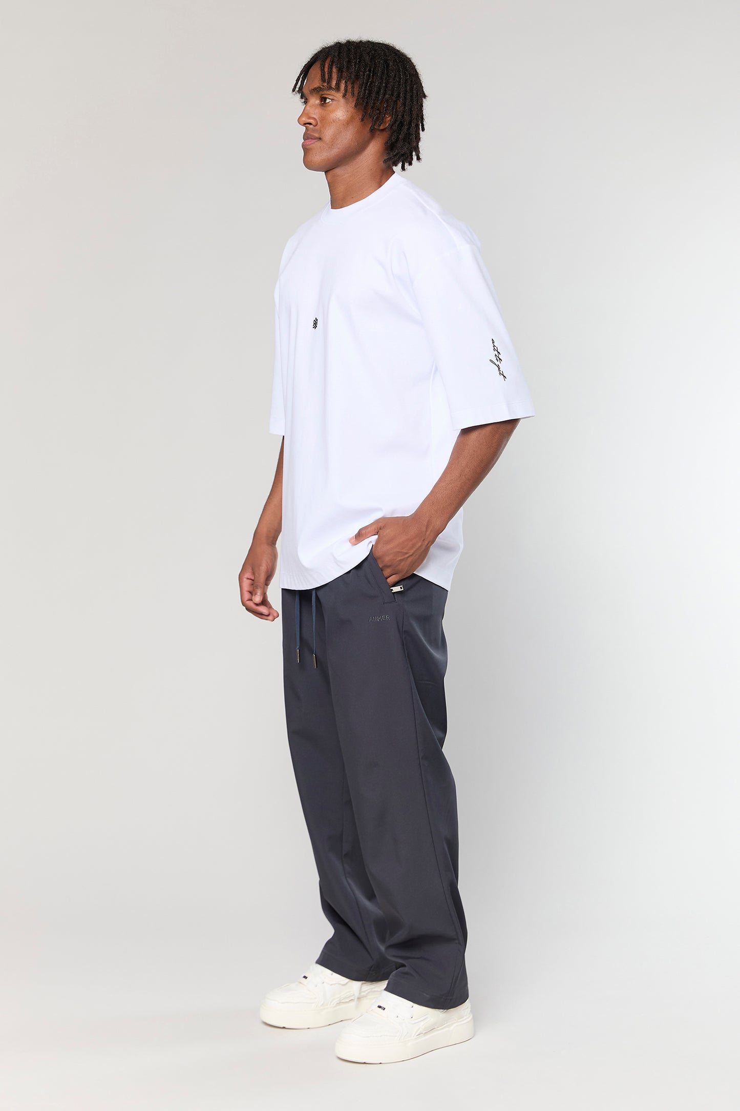 Mercerized 858 White T-Shirt