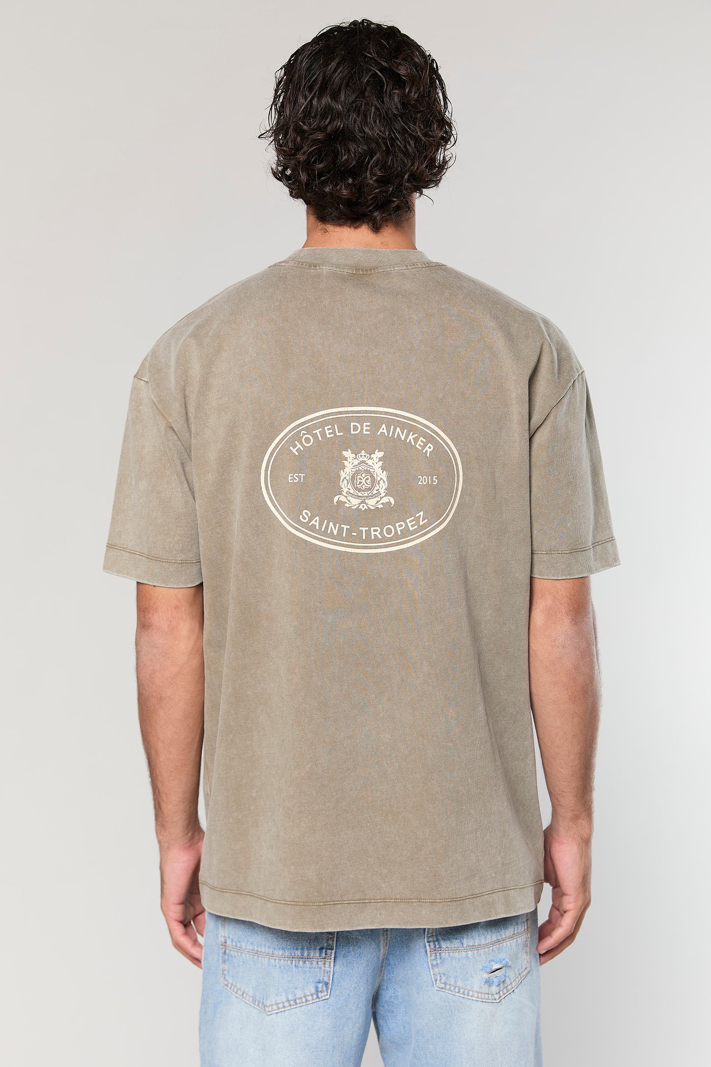 Cotton Wash 740 Mocha T-Shirt