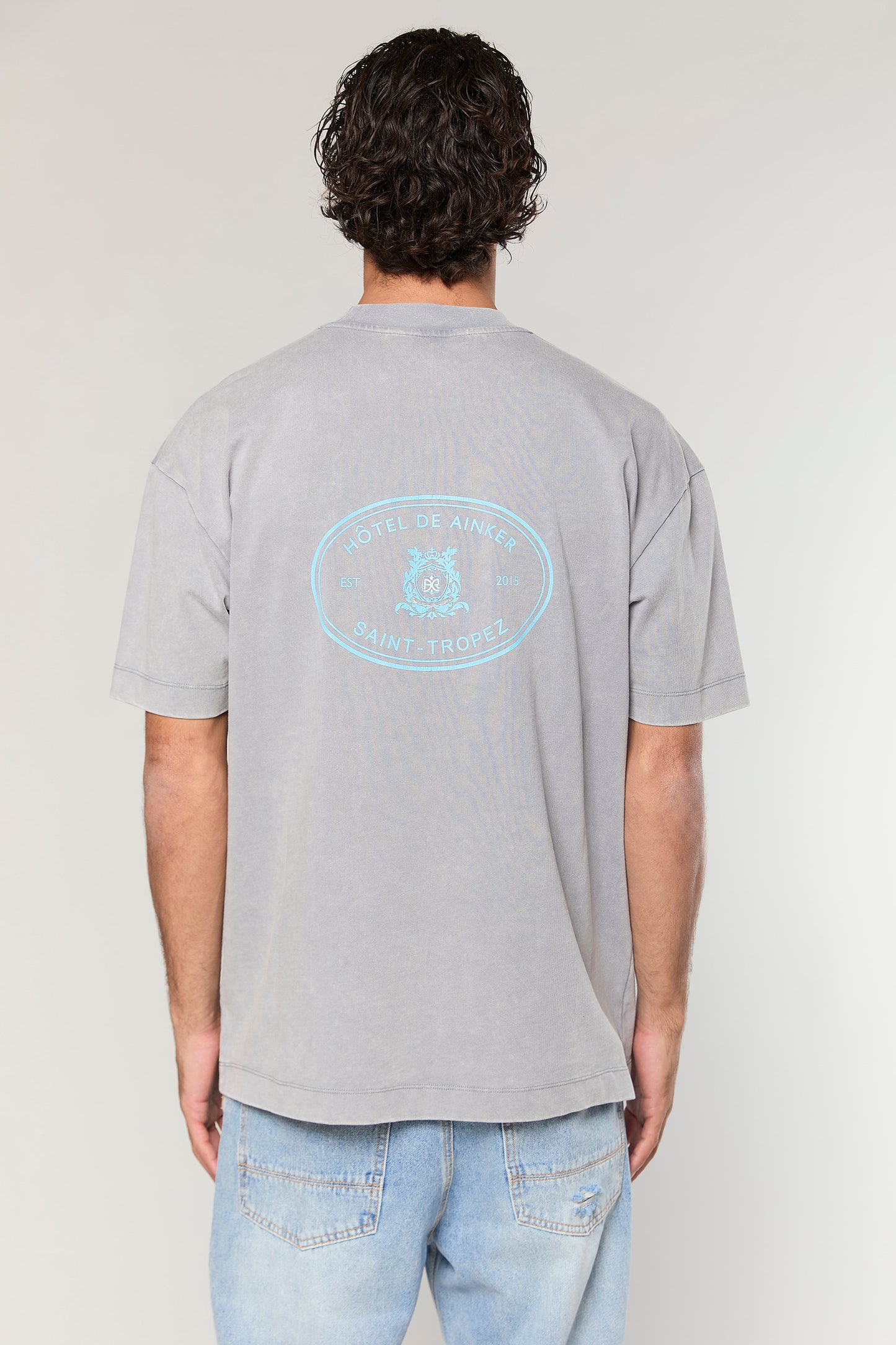 Cotton Wash 740 L.Gray T-Shirt