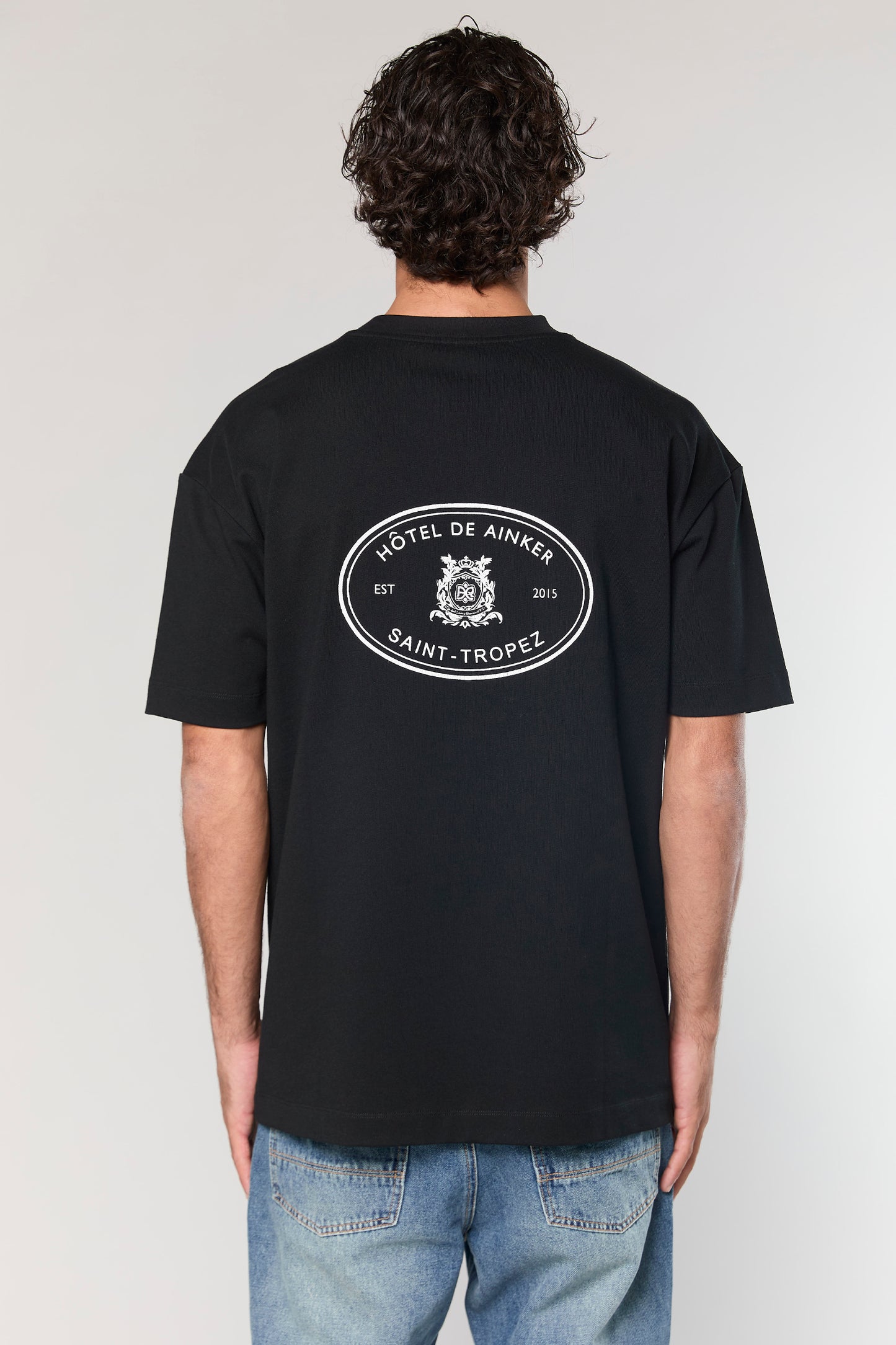 Cotton Wash 740 Black T-Shirt