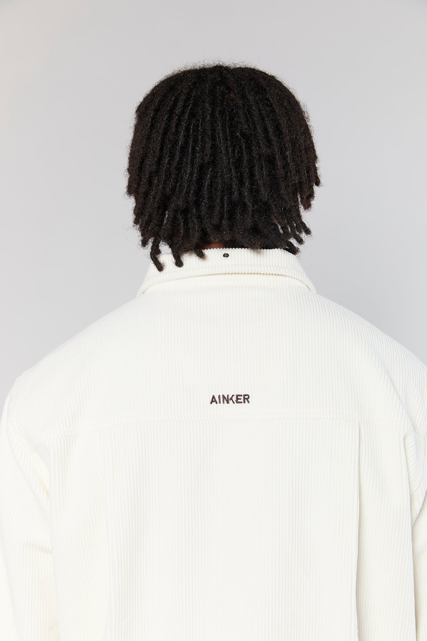 Wash Corduroy 708 White Short Jacket