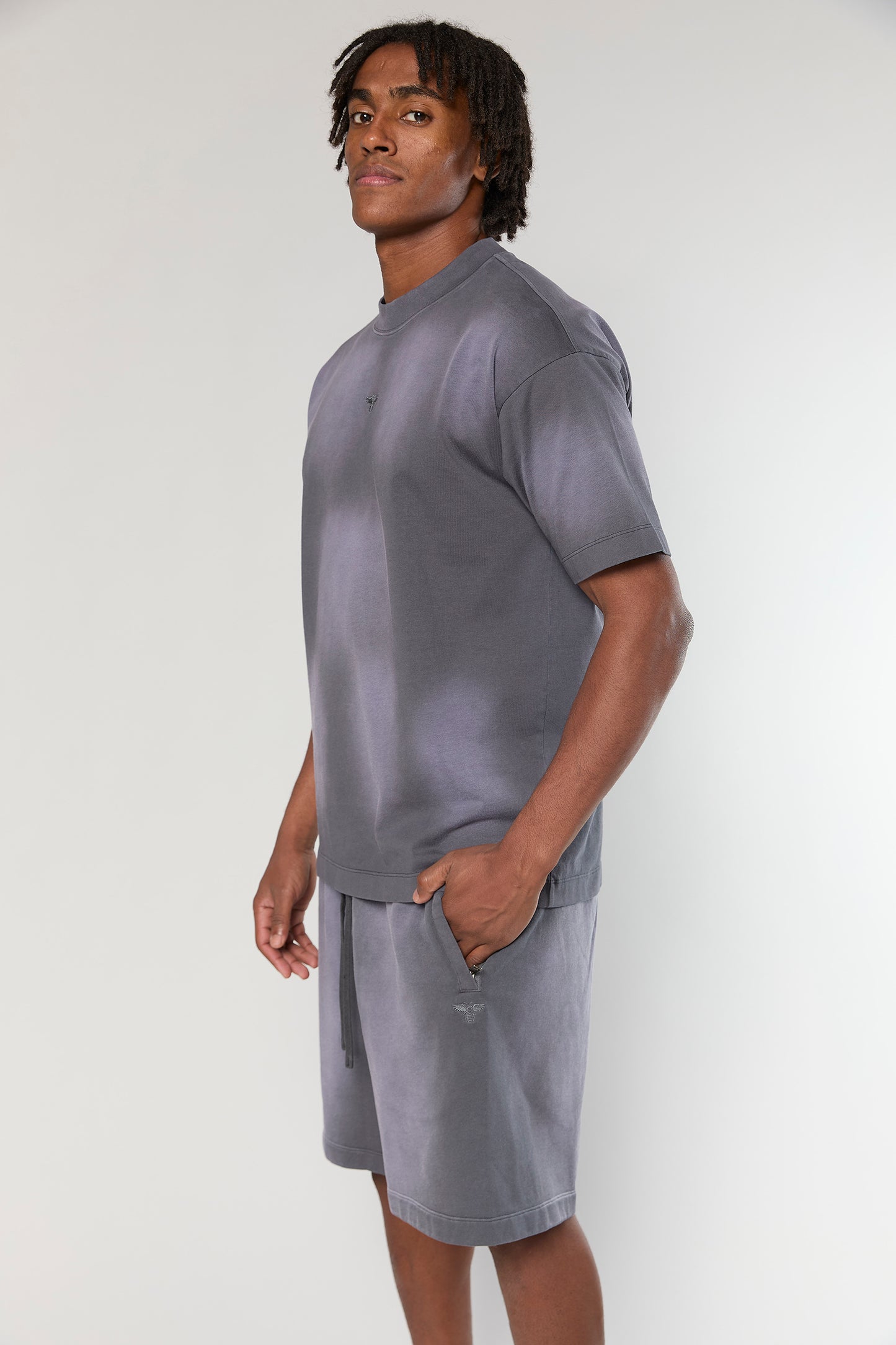 Cotton Wash 856 Gray T-Shirt
