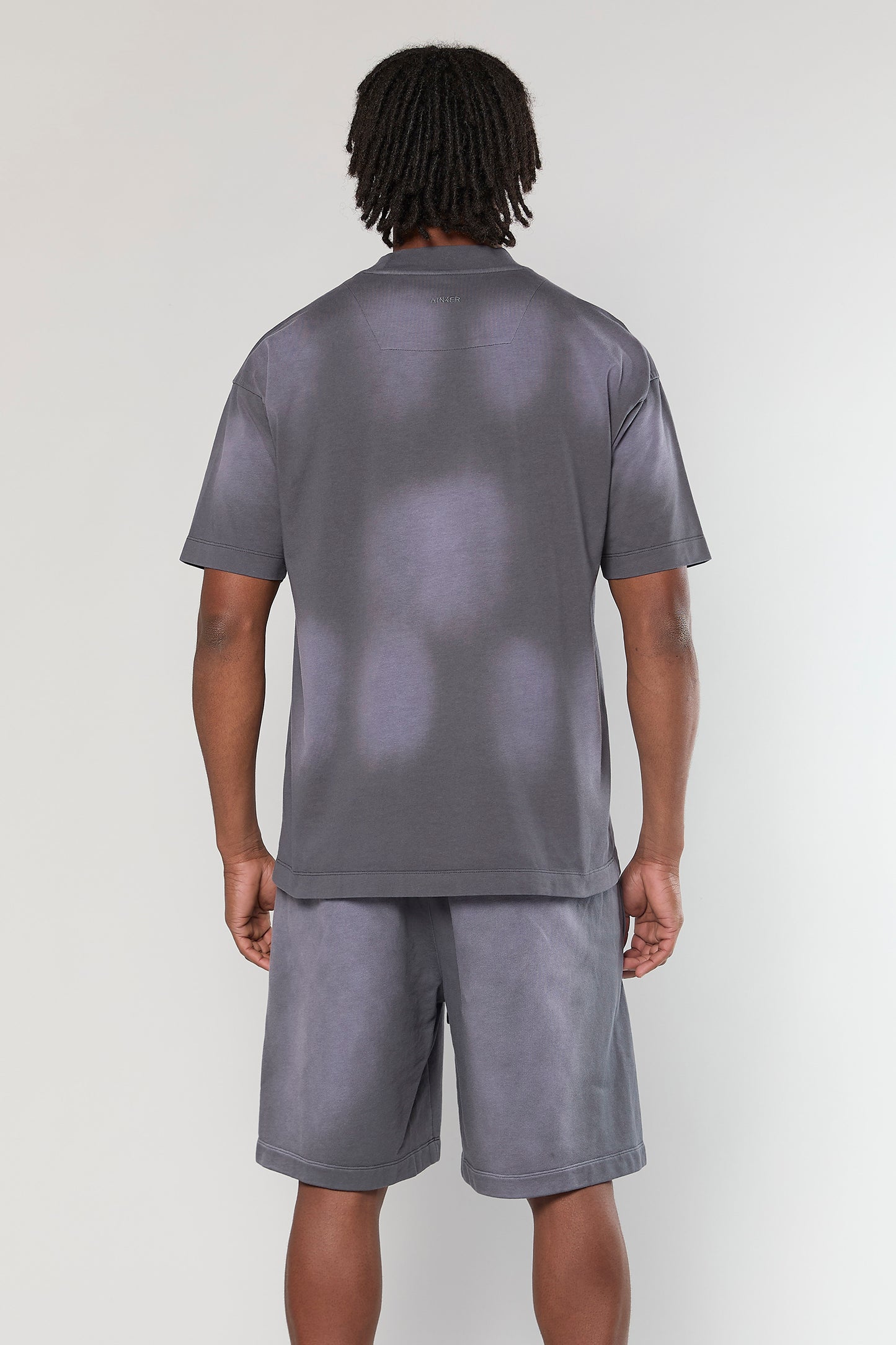 856 Gray Wash Short Pant