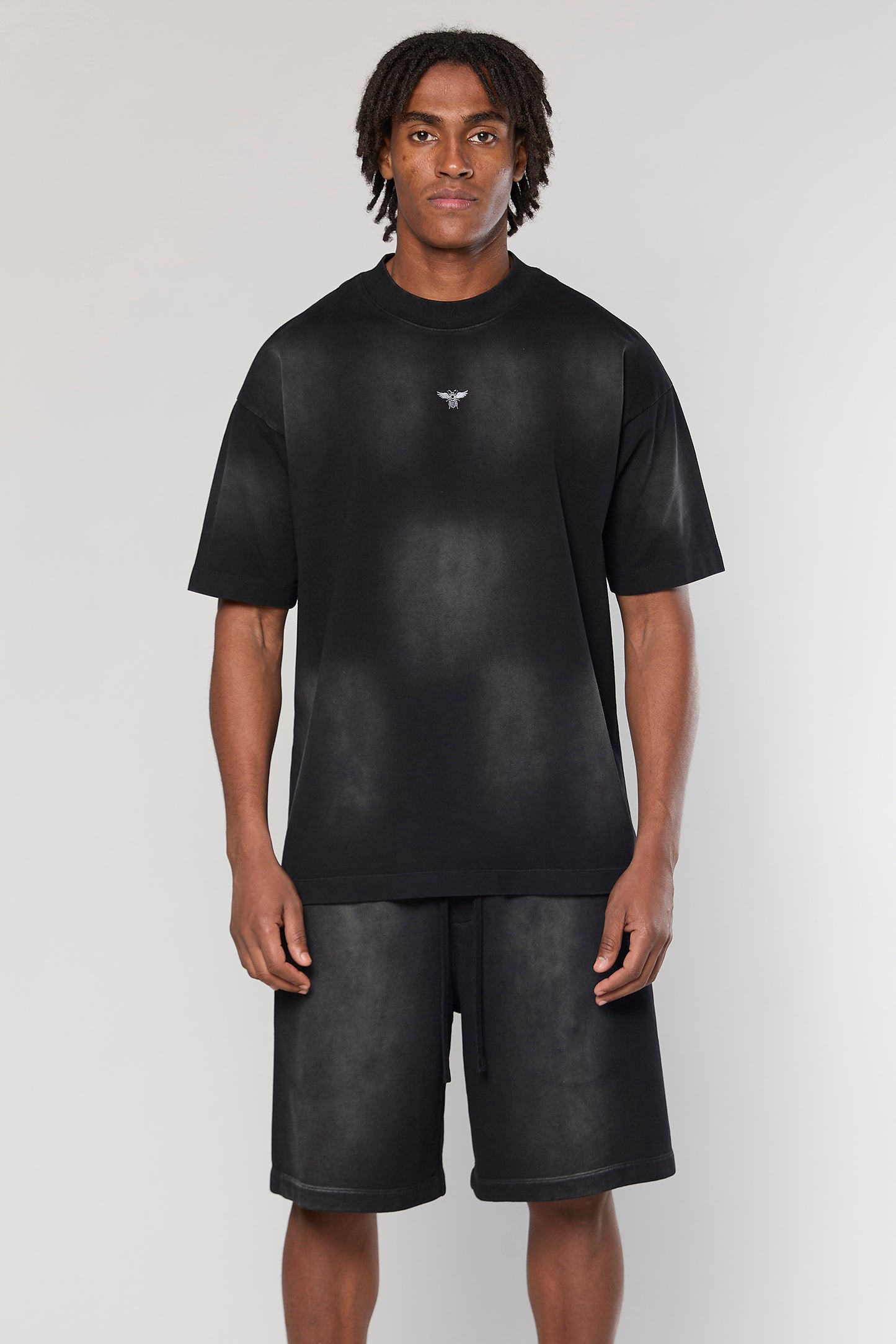 Cotton Wash 856 Black T-Shirt