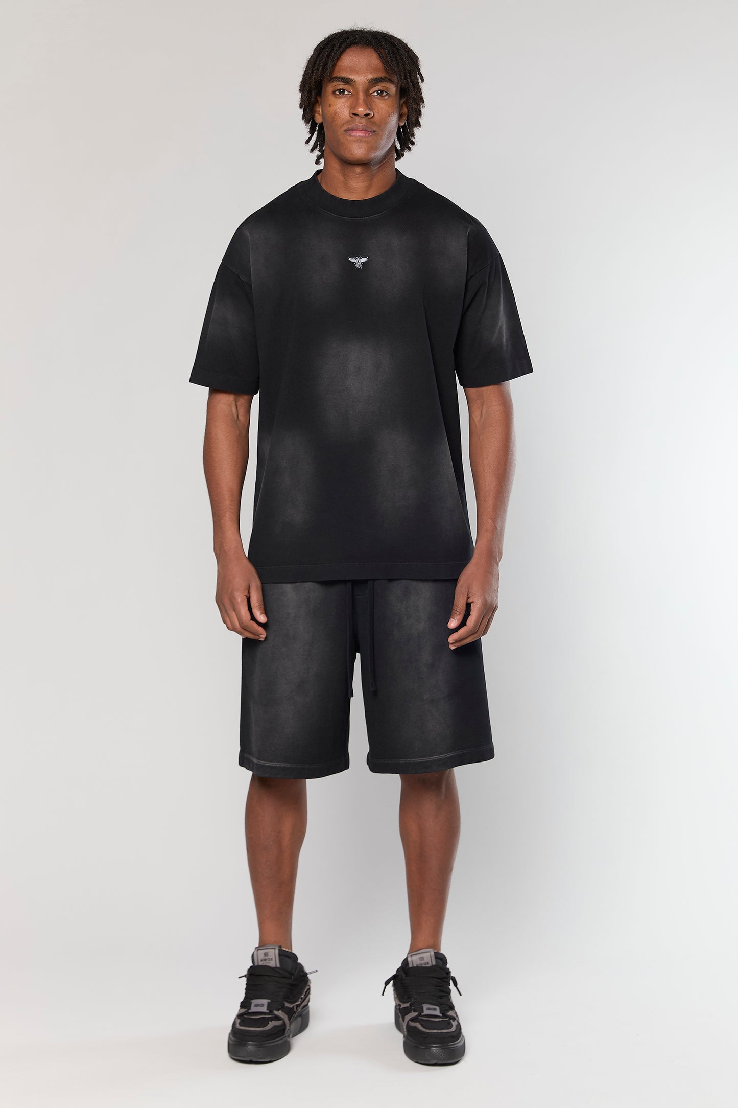 Cotton Wash 856 Black T-Shirt