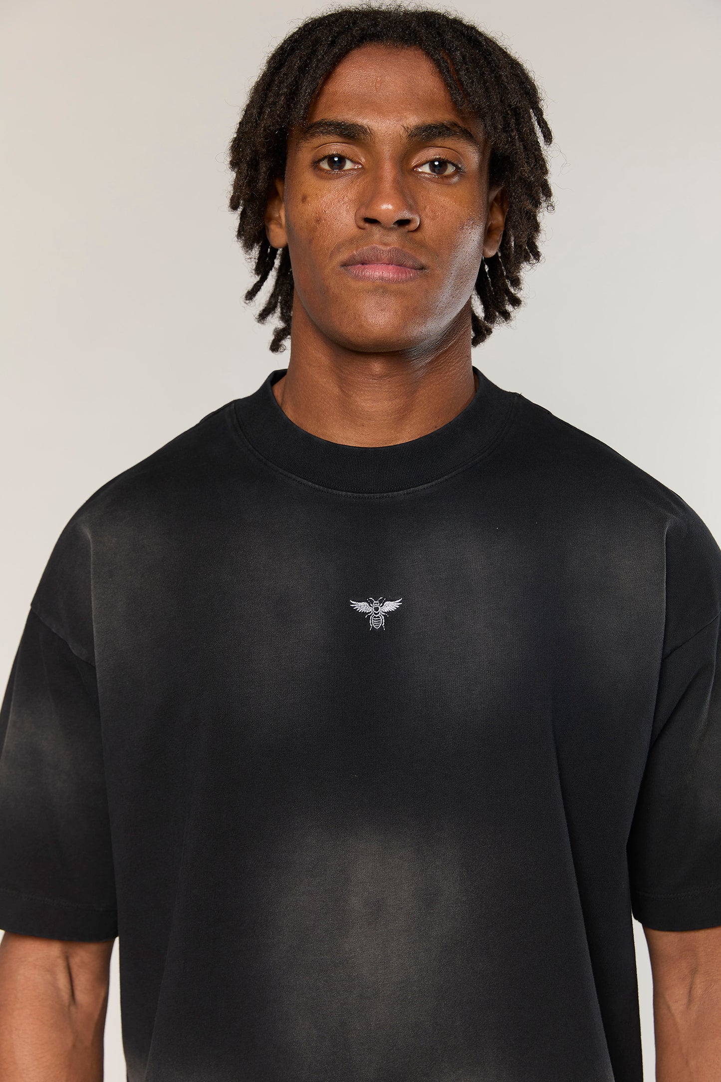 Cotton Wash 856 Black T-Shirt